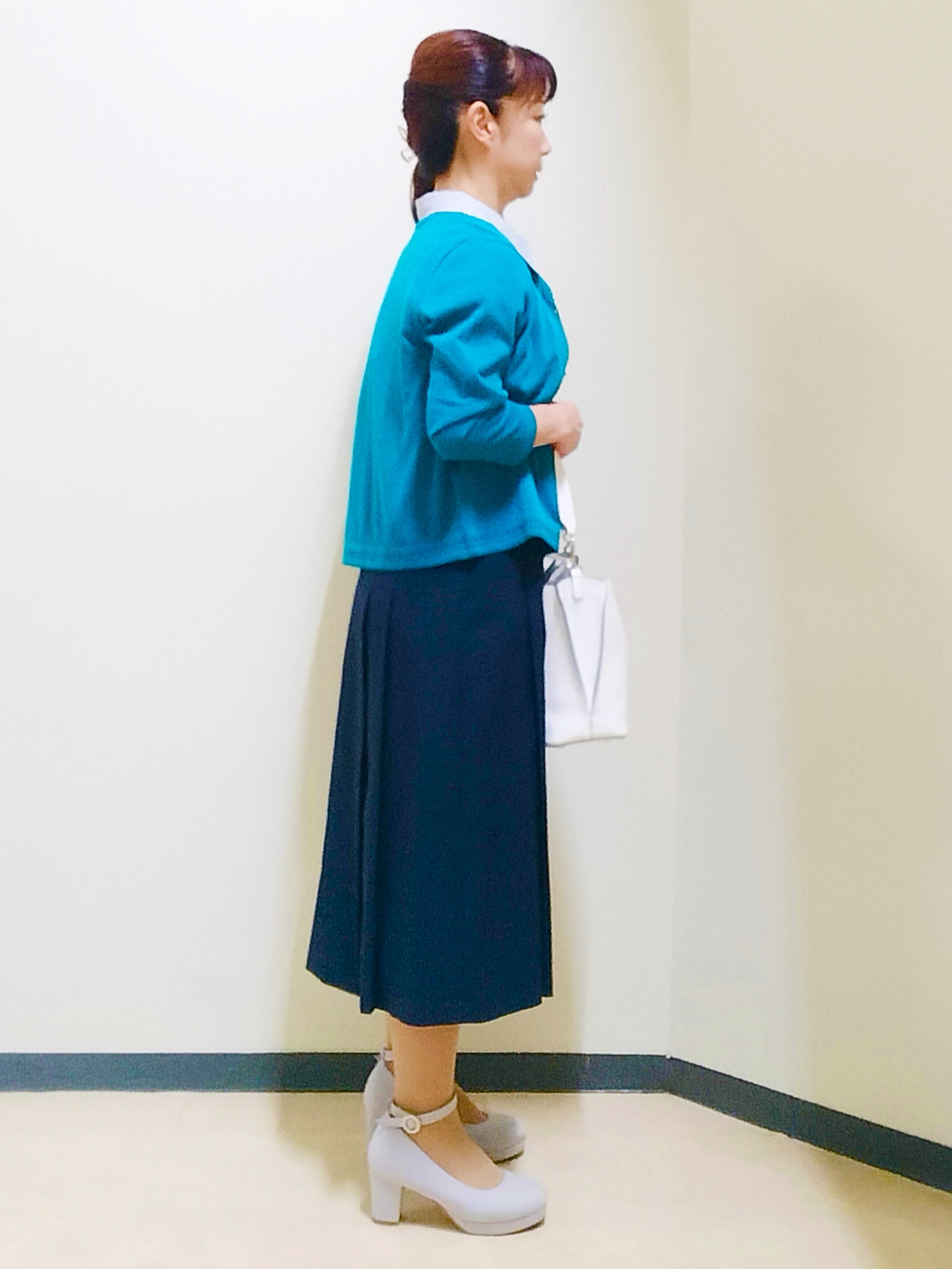 花さんの「Reflect｜七分袖ニットカーディガン」を使ったコーディネート