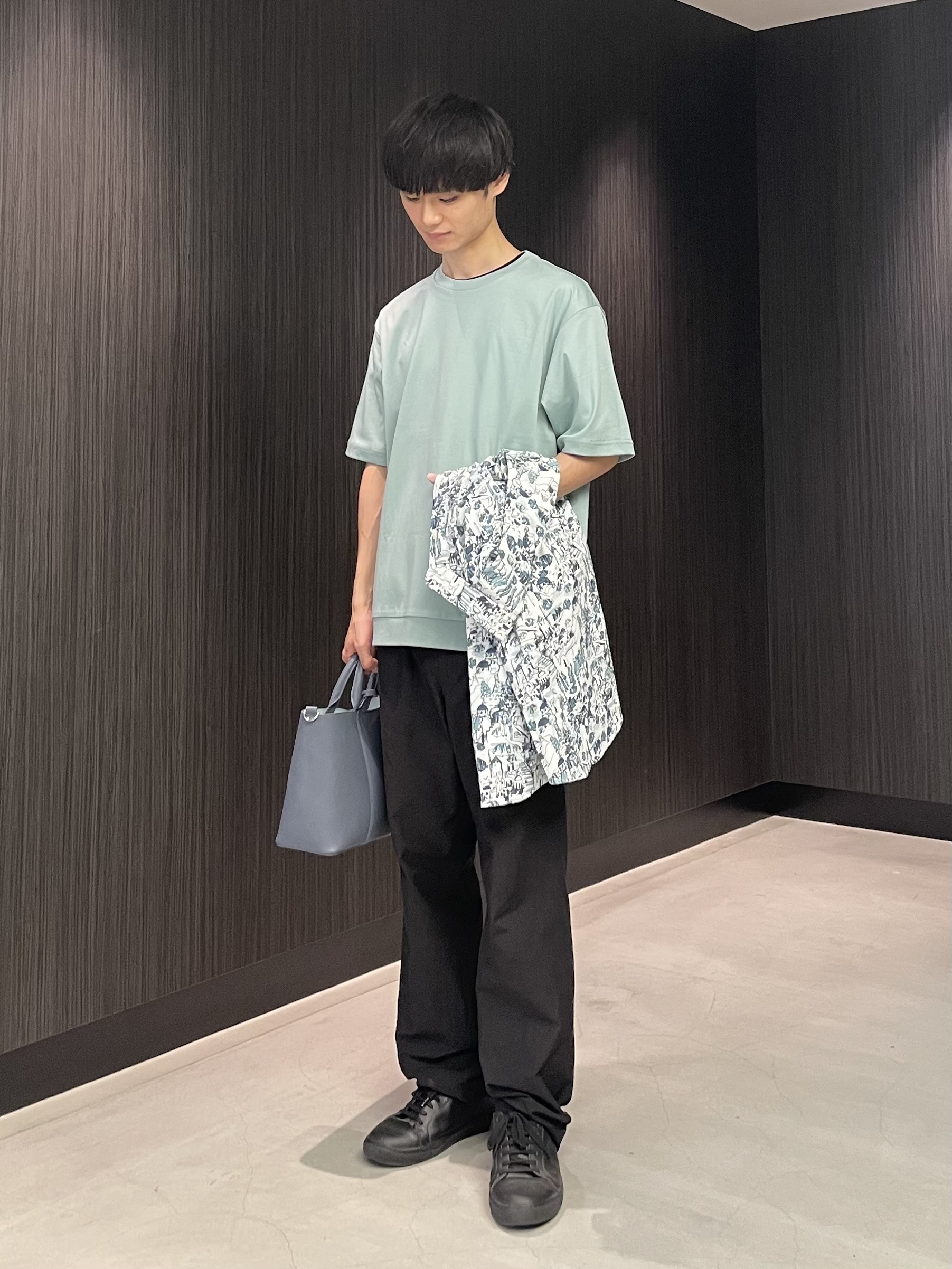 Okdさんの「TAKEO KIKUCHI｜【日本製】JFP DotAir（R）リゾートプリント半袖シャツ」を使ったコーディネート