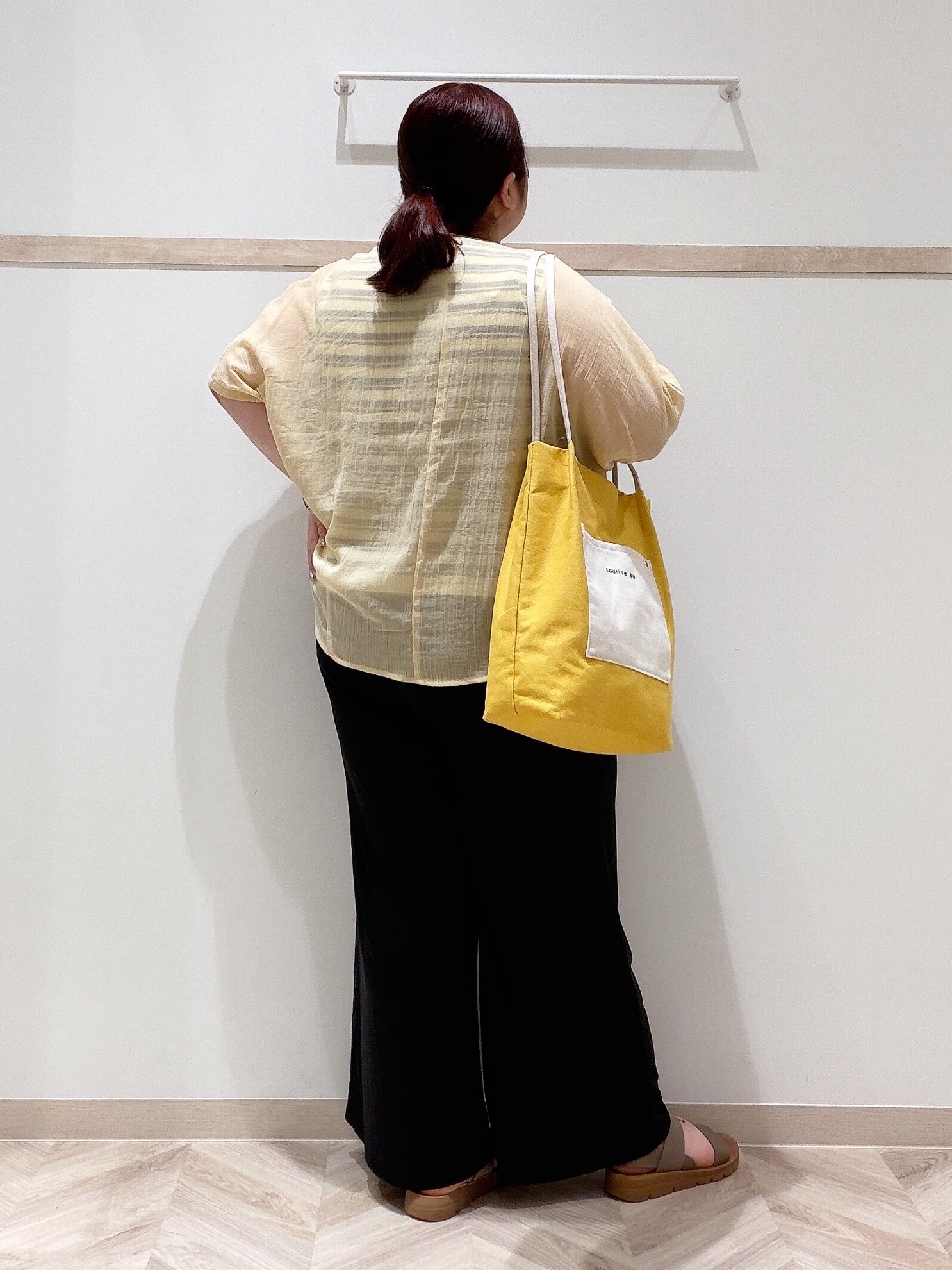 ゆめかさんの「SHOO･LA･RUE｜シアーワッシャーポケドルマン」を使ったコーディネート