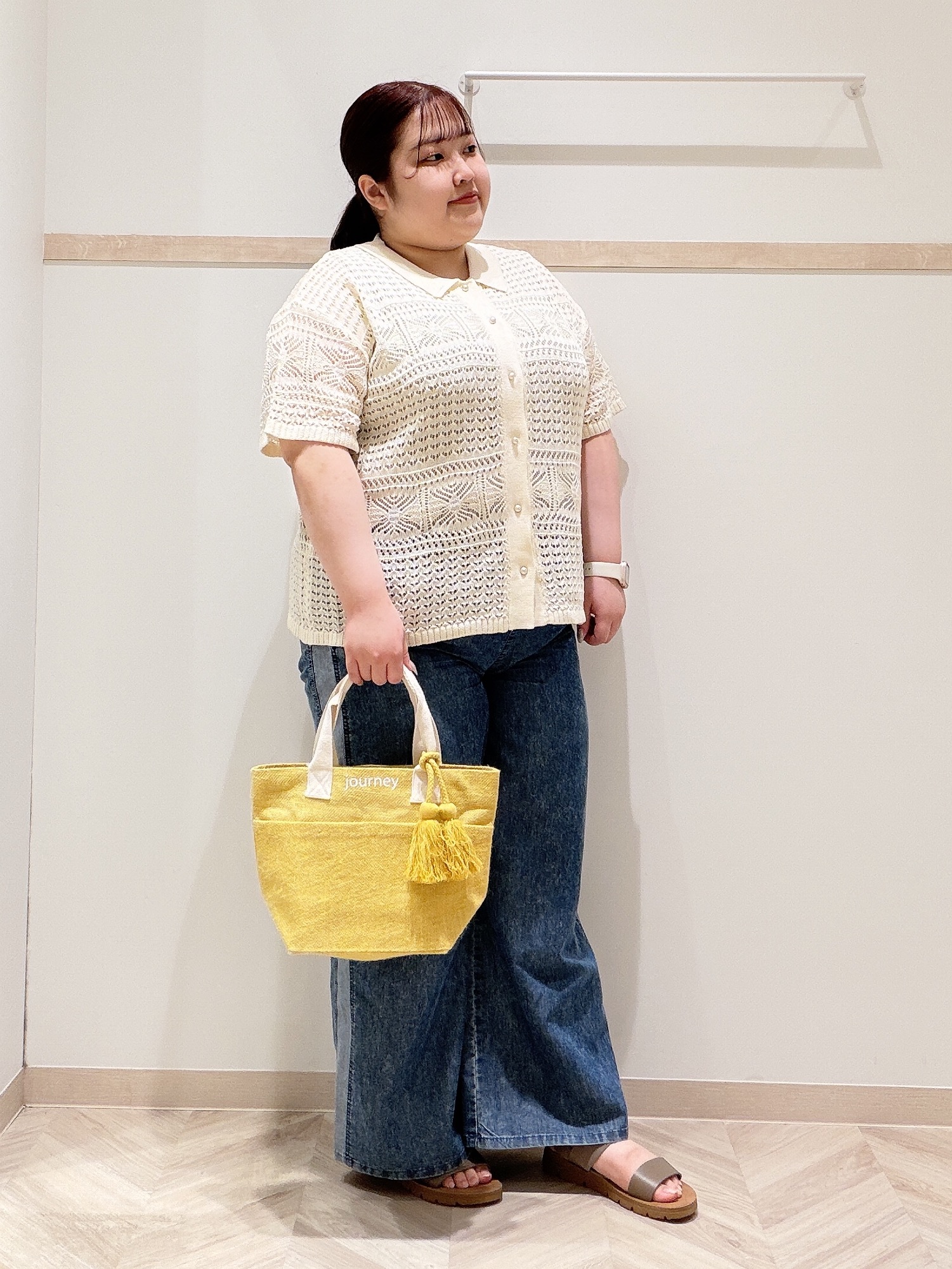 ゆめかさんの「SHOO･LA･RUE｜レースニットカーディガン」を使ったコーディネート