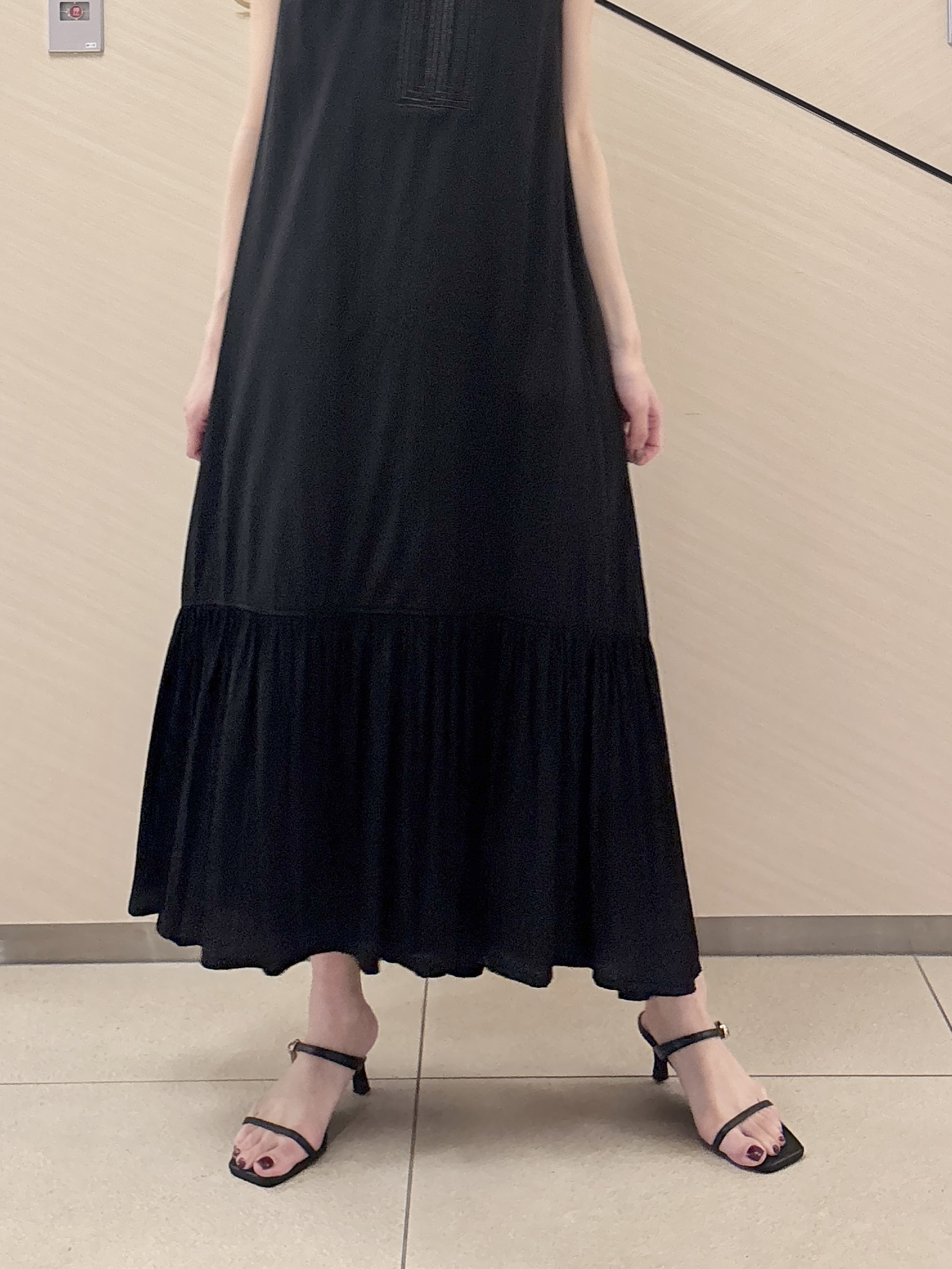 清水夏姫さんの「DRESSTERIOR｜【otonaMUSE5月号掲載】スキニーベルトサンダル」を使ったコーディネート