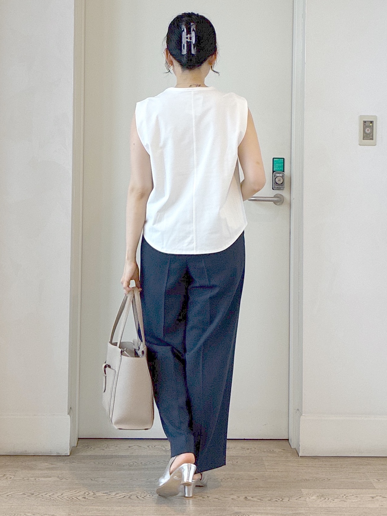  beni_gingerさんの「Reflect｜【UVカット／接触冷感／吸水速乾】フレンチスリーブプルオーバー」を使ったコーディネート