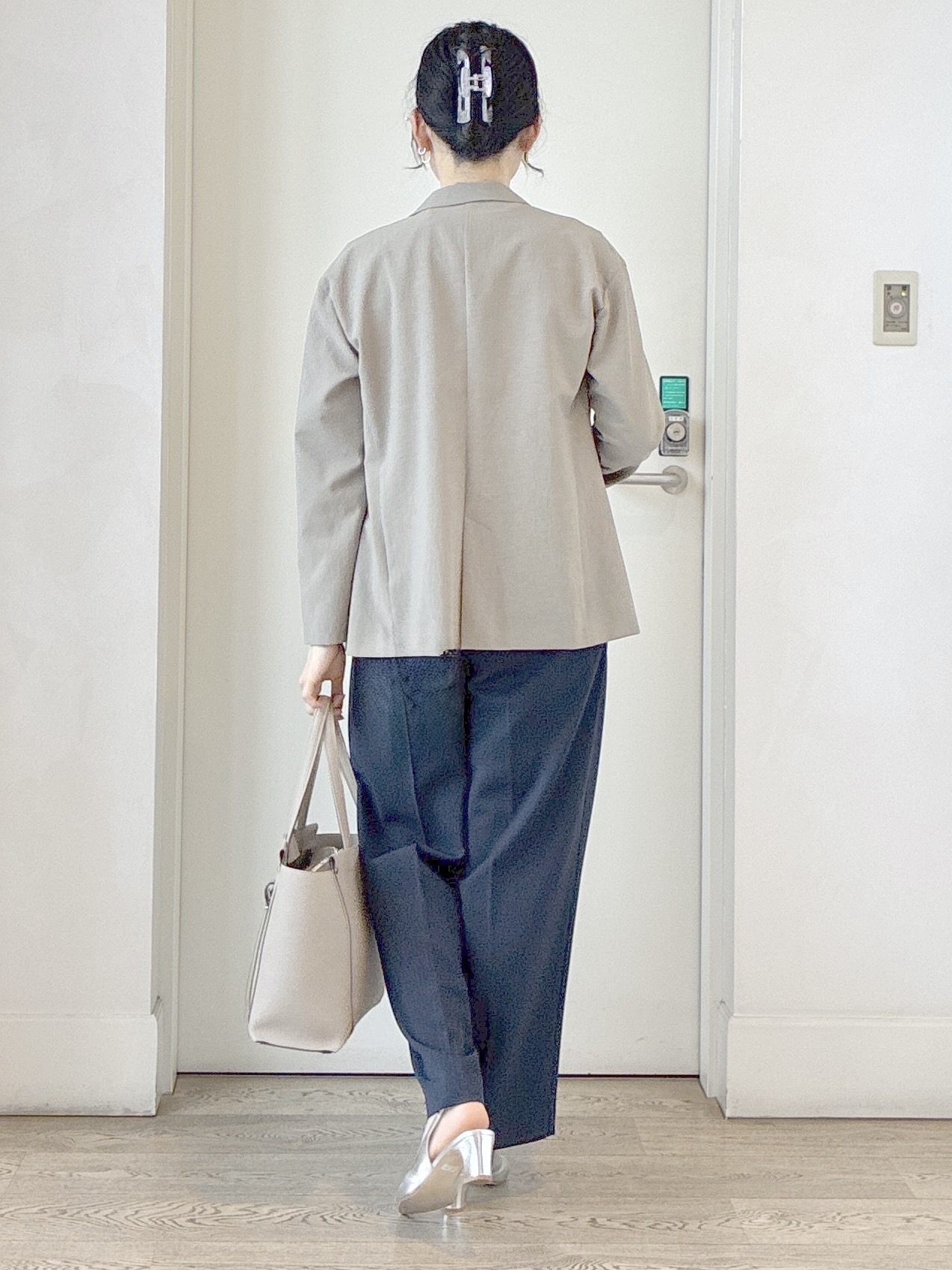  beni_gingerさんの「Reflect｜【SS-4Lサイズ／接触冷感／シワになりにくい】リラクシーテーラードジャケット」を使ったコーディネート