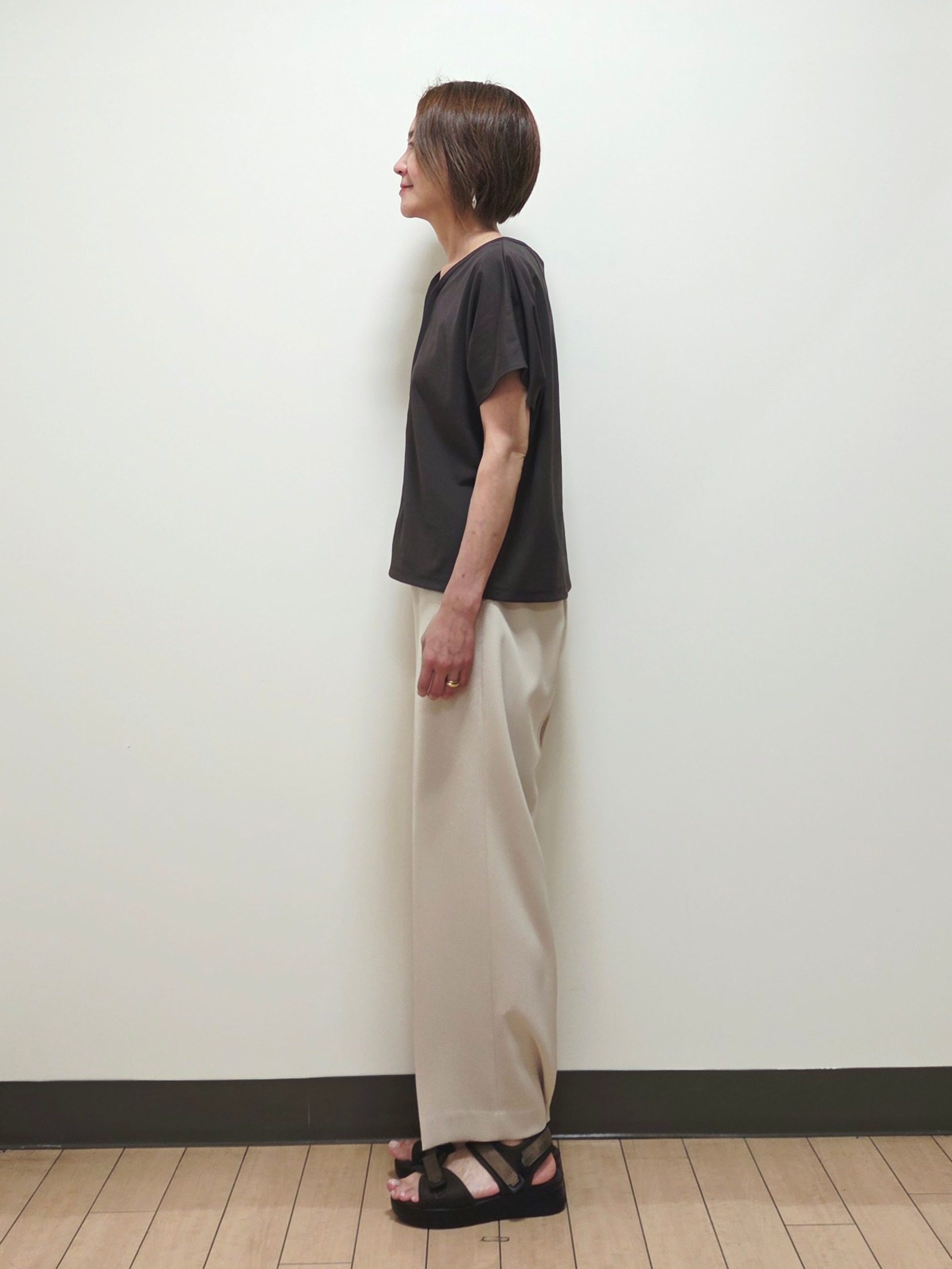 yuuさんの「Reflect｜【UVカット／接触冷感／吸水速乾】フレアスリーブプルオーバー」を使ったコーディネート