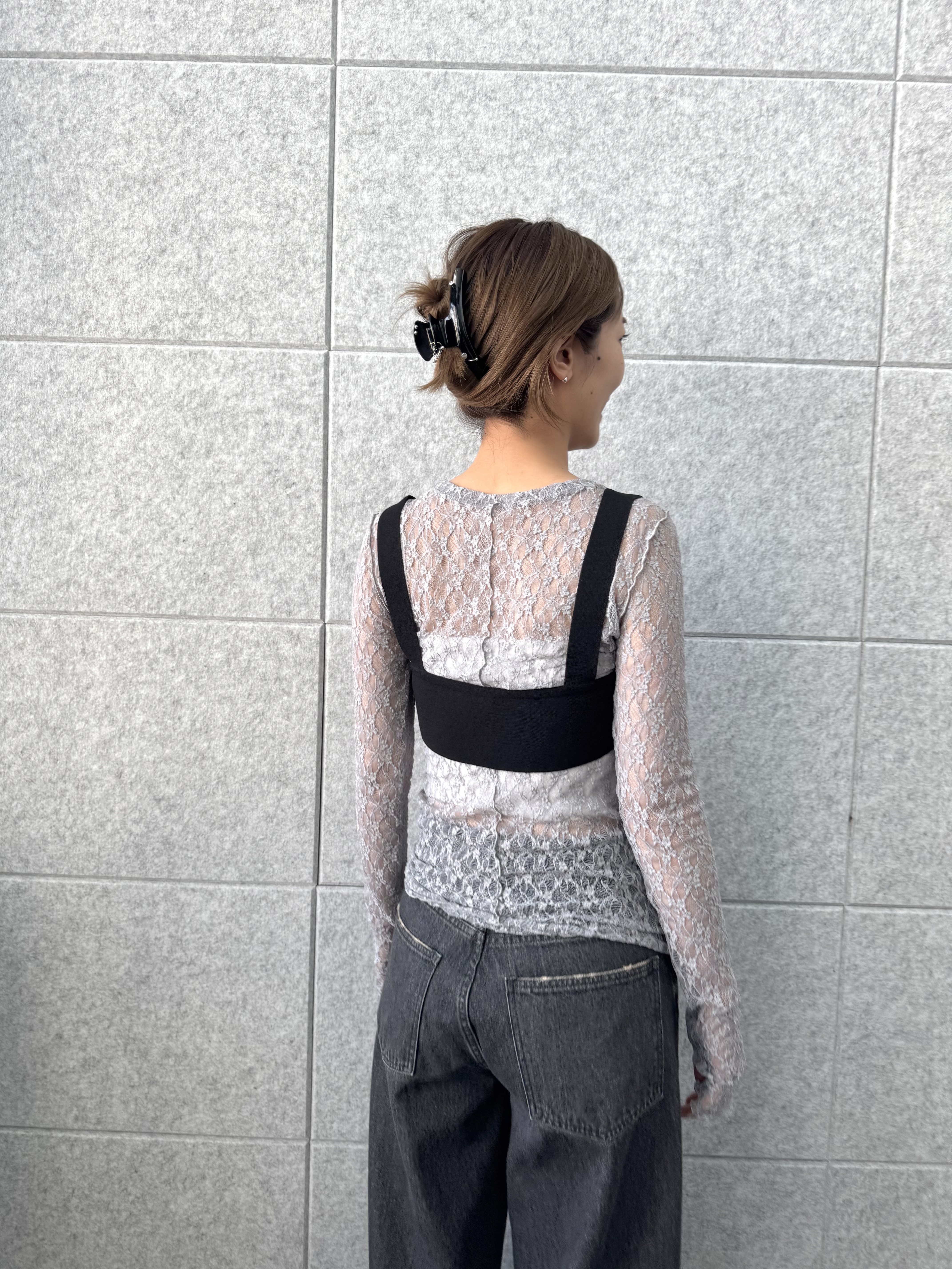 uchi__yamaさんの「CODE A｜knit bra」を使ったコーディネート