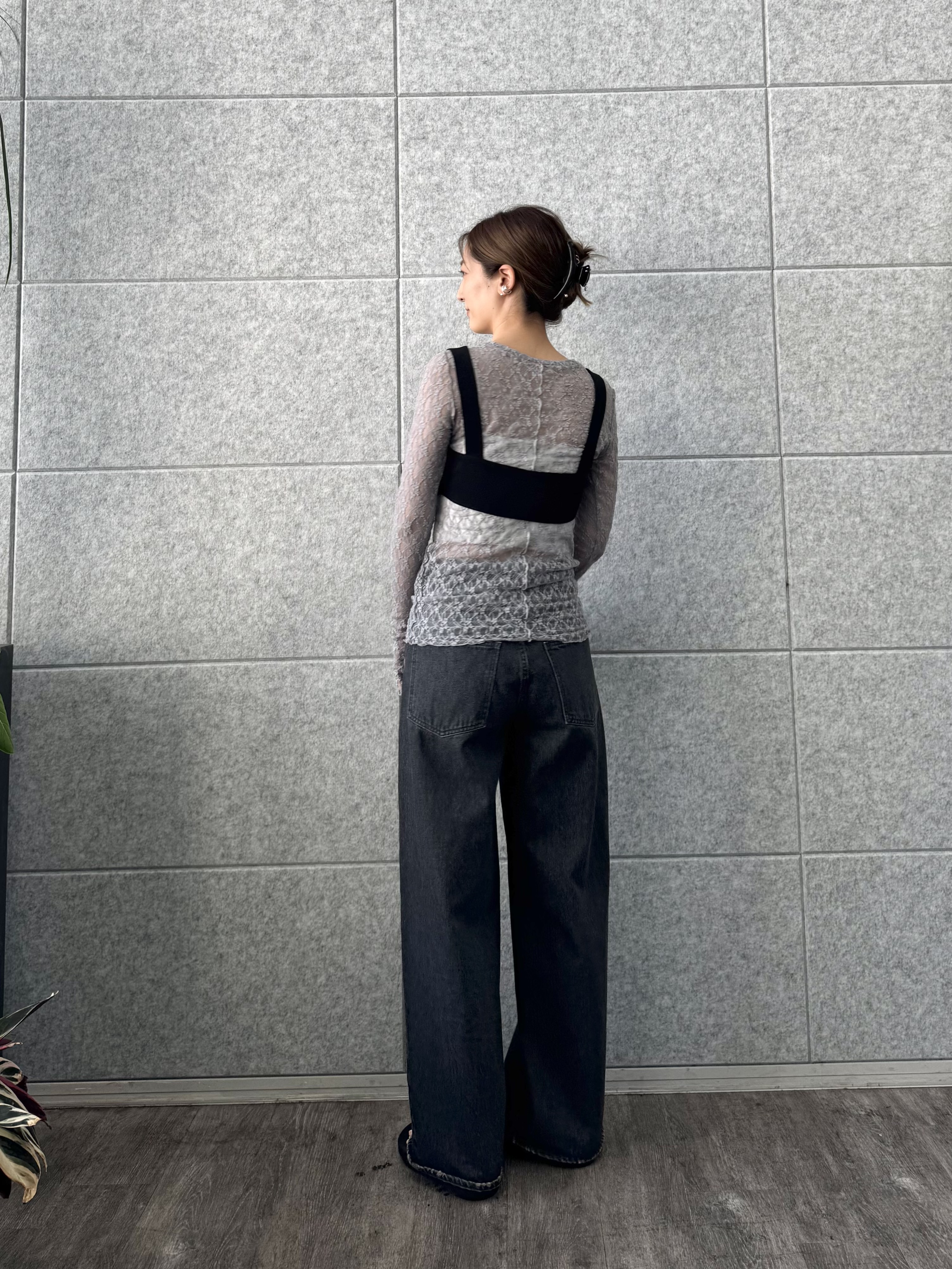 uchi__yamaさんの「CODE A｜knit bra」を使ったコーディネート