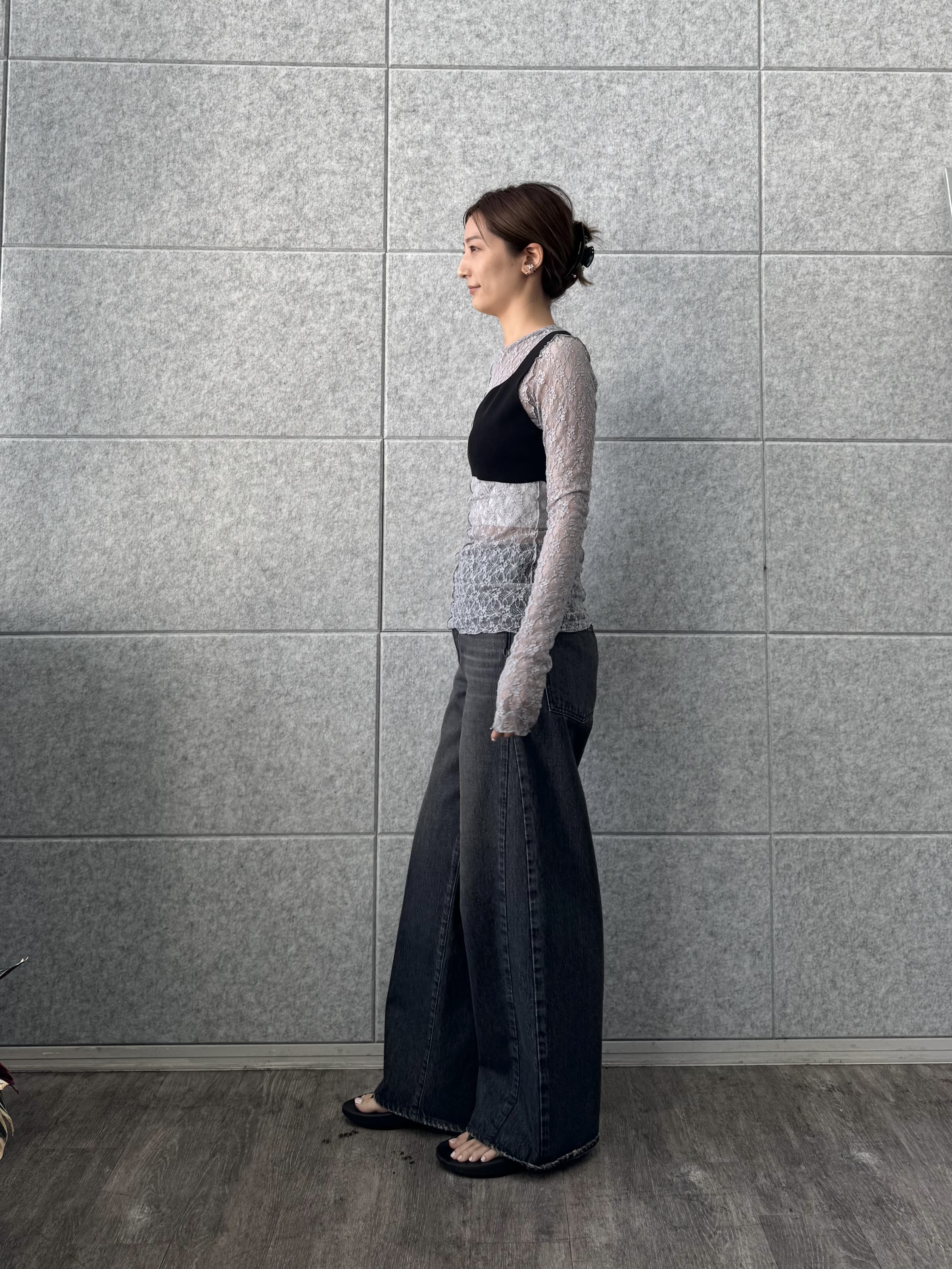 uchi__yamaさんの「CODE A｜knit bra」を使ったコーディネート