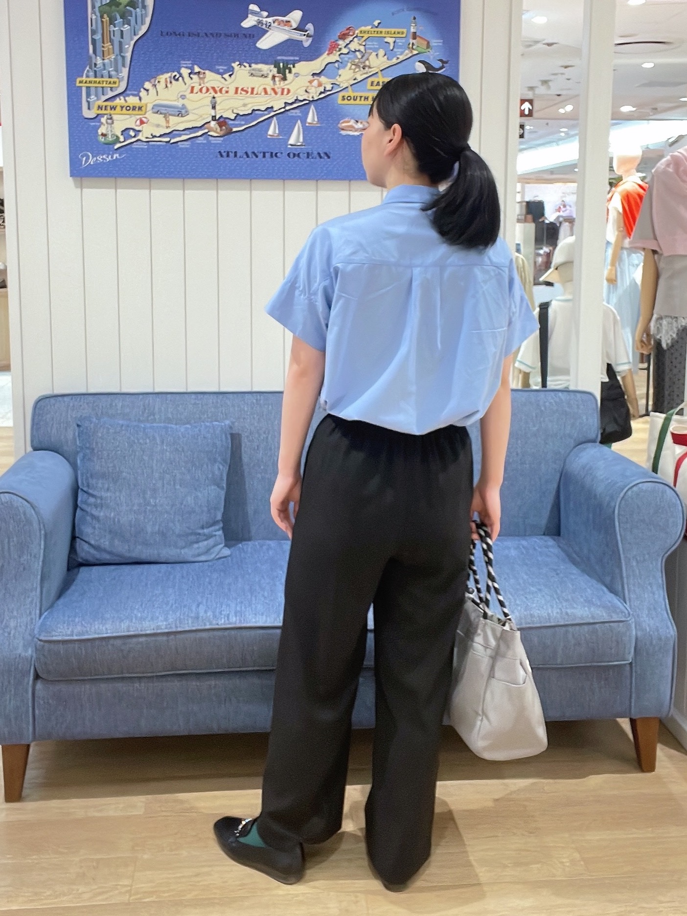 AYAさんの「Dessin｜【マシンウォッシャブル】ダブルフリルブラウス」を使ったコーディネート