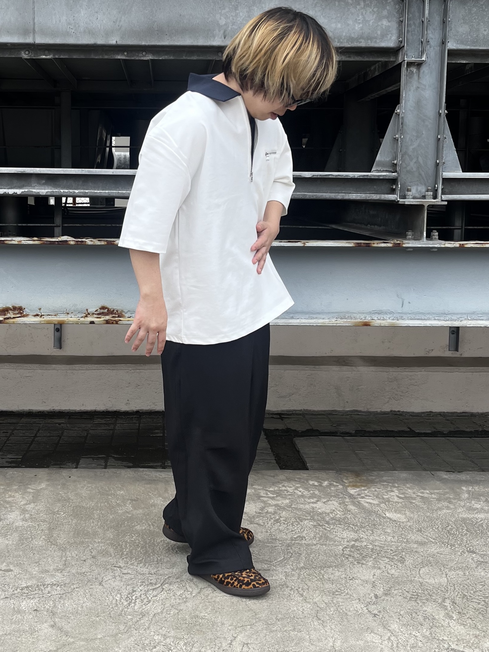 taigaさんの「tk.TAKEO KIKUCHI｜【UVカット／ストレッチ】NEUTRAXシリーズ パラシュートパンツ」を使ったコーディネート