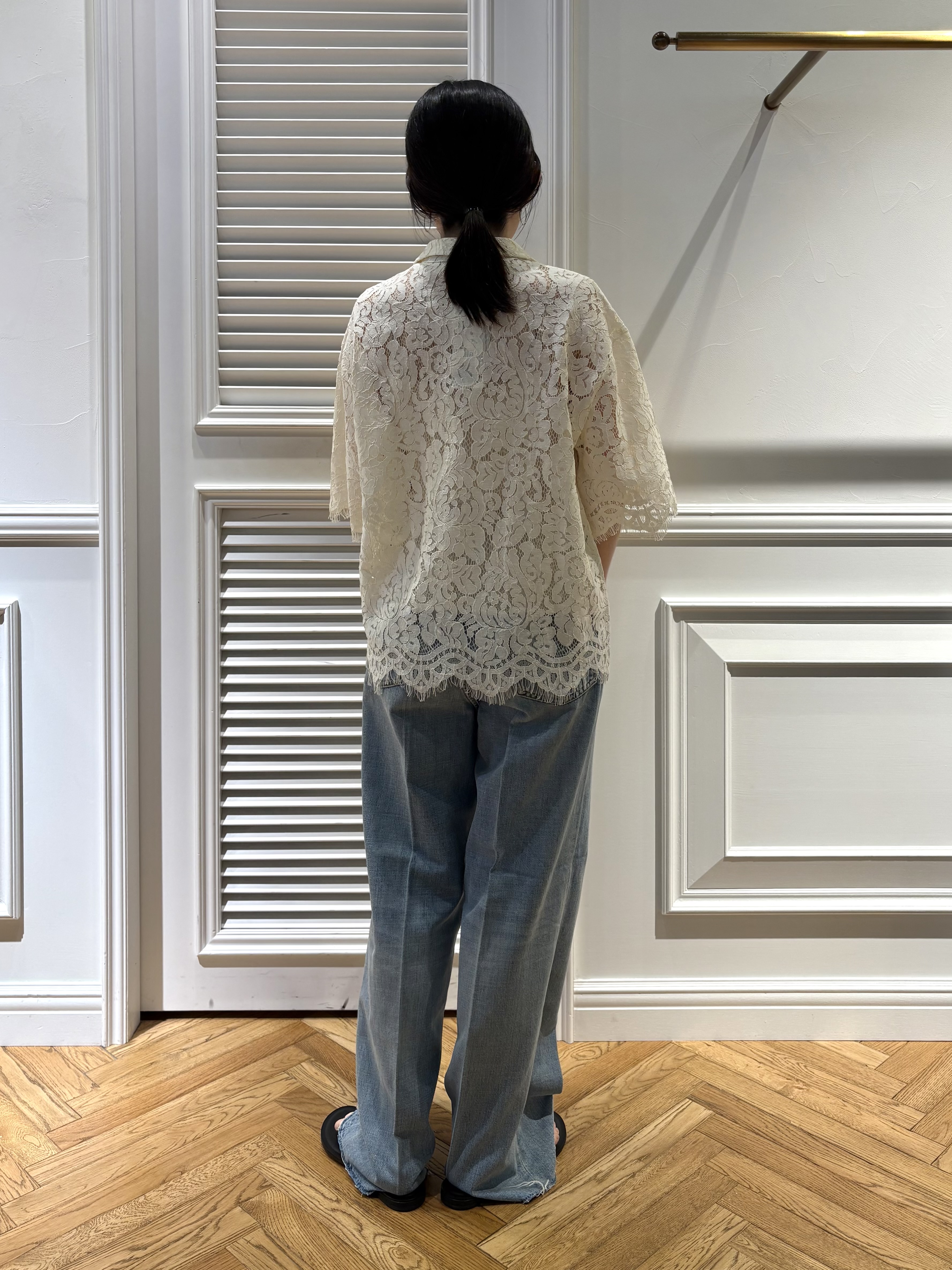 cocoさんの「DRESSTERIOR｜コードレースブラウス」を使ったコーディネート
