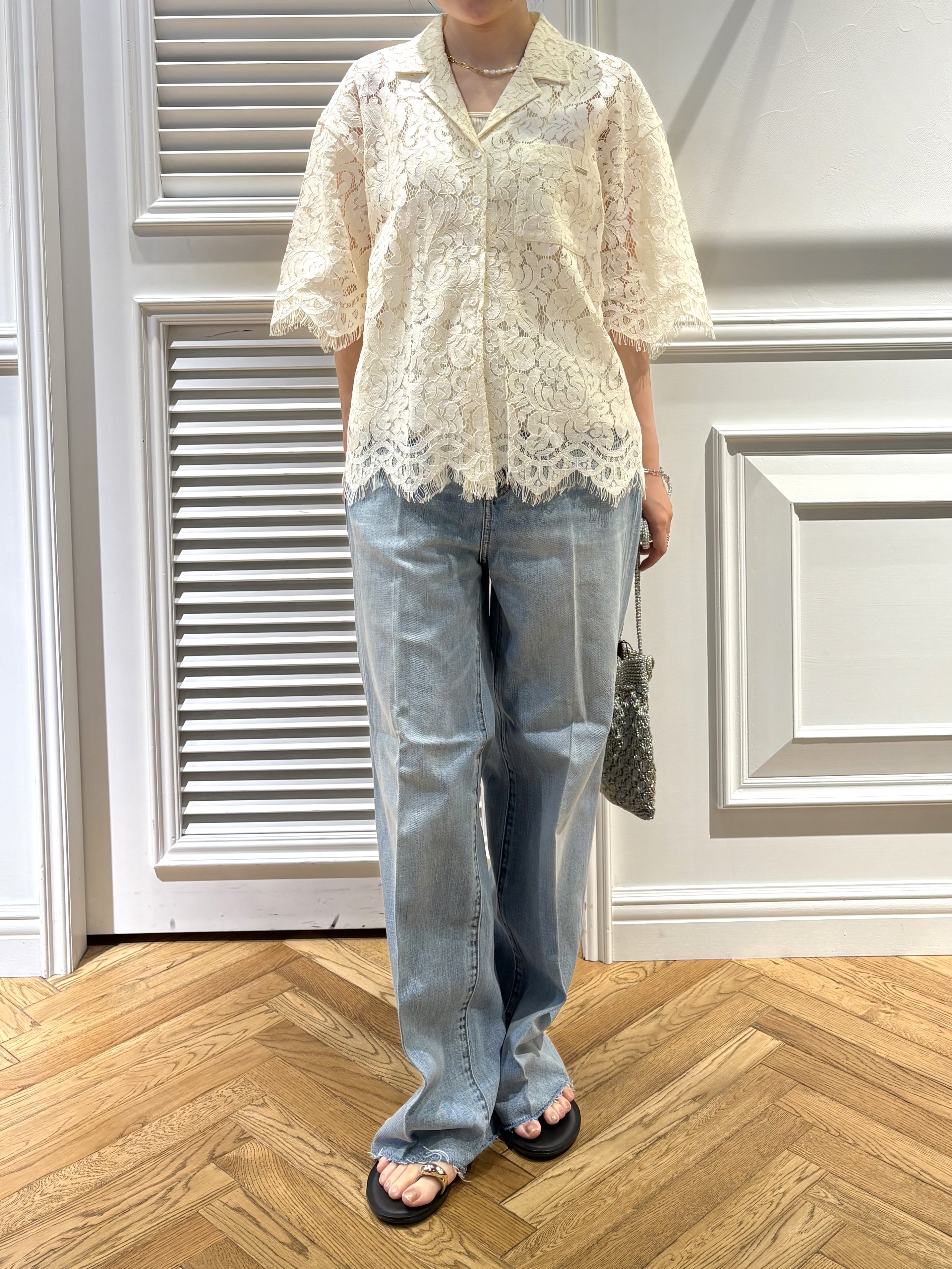 cocoさんの「DRESSTERIOR｜コードレースブラウス」を使ったコーディネート