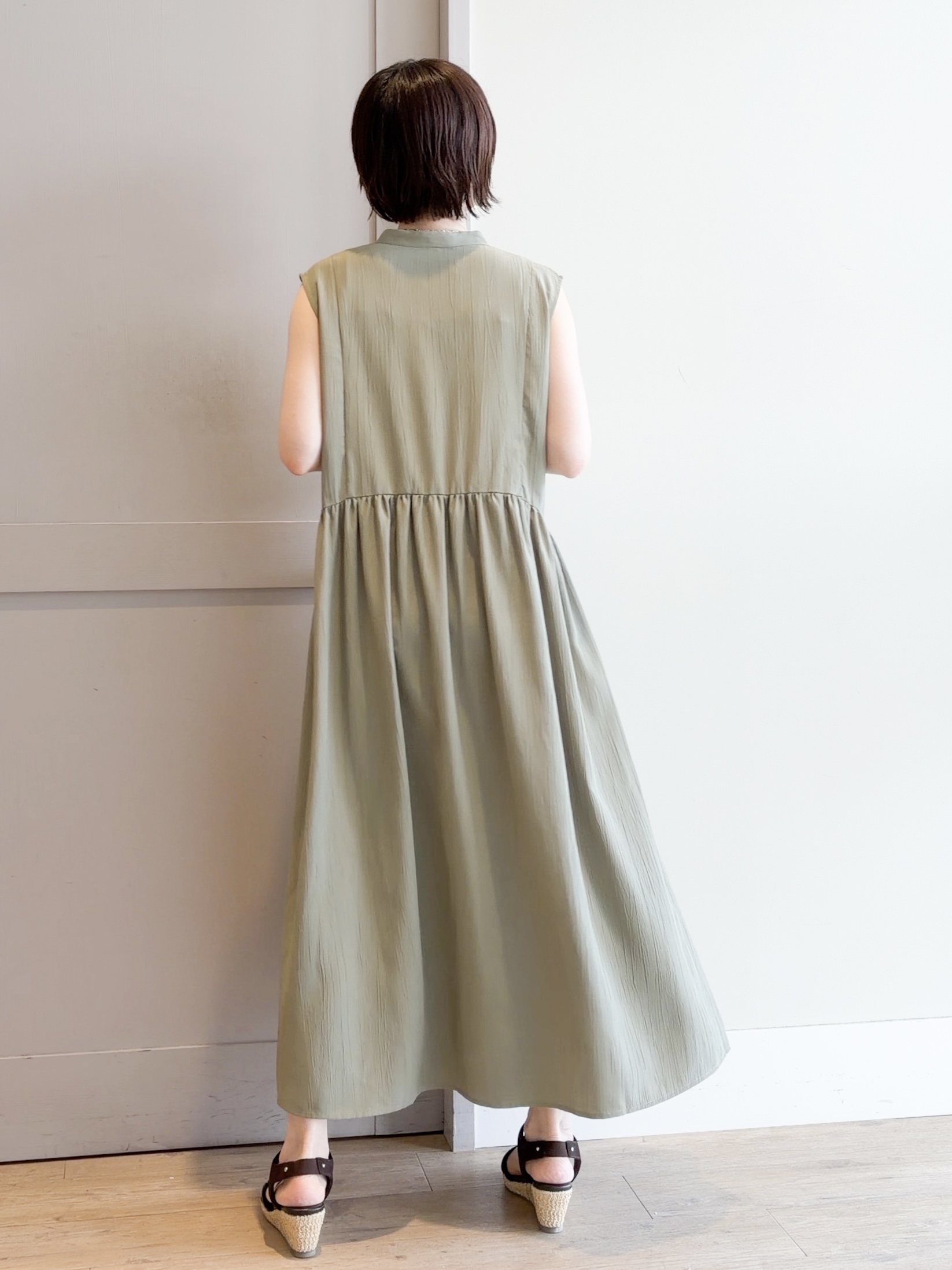 yamakoさんの「grove｜【洗える】大人のシアーニットカーディガン」を使ったコーディネート