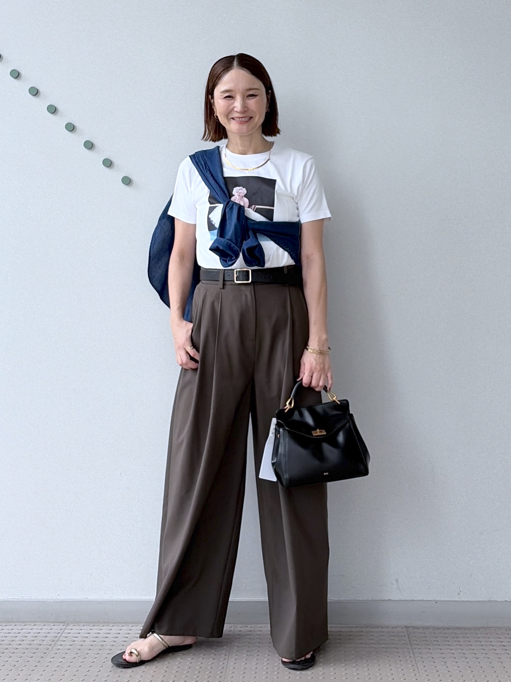 yoshikadoさんの「DRESSTERIOR｜【別注】マリリンモンロー/カラープリントTシャツ」を使ったコーディネート