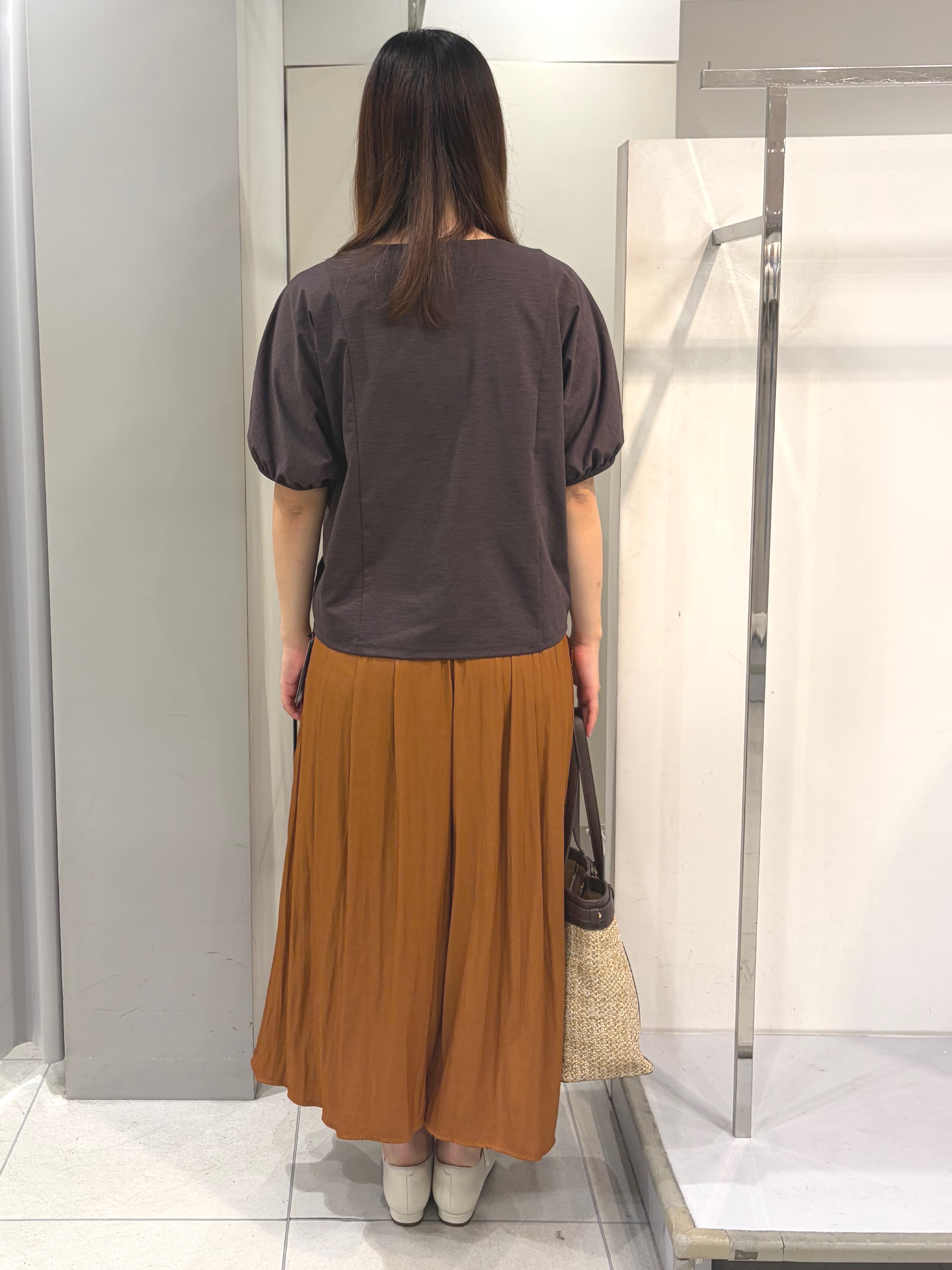 AZUSAさんの「Reflect｜【UVカット／接触冷感／吸水速乾】ギャザースリーブカットソー」を使ったコーディネート