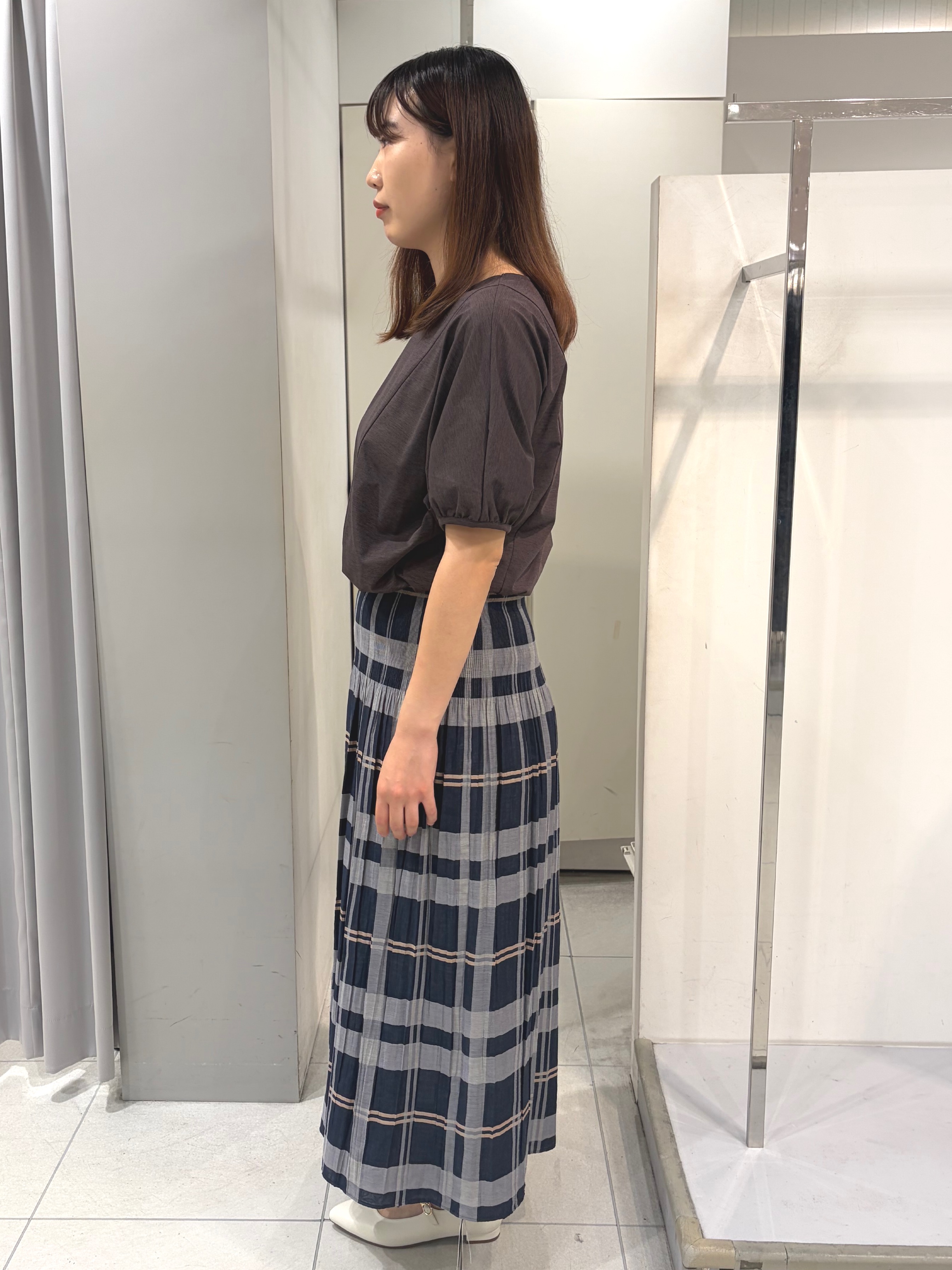 AZUSAさんの「Reflect｜【UVカット／接触冷感／吸水速乾】ギャザースリーブカットソー」を使ったコーディネート