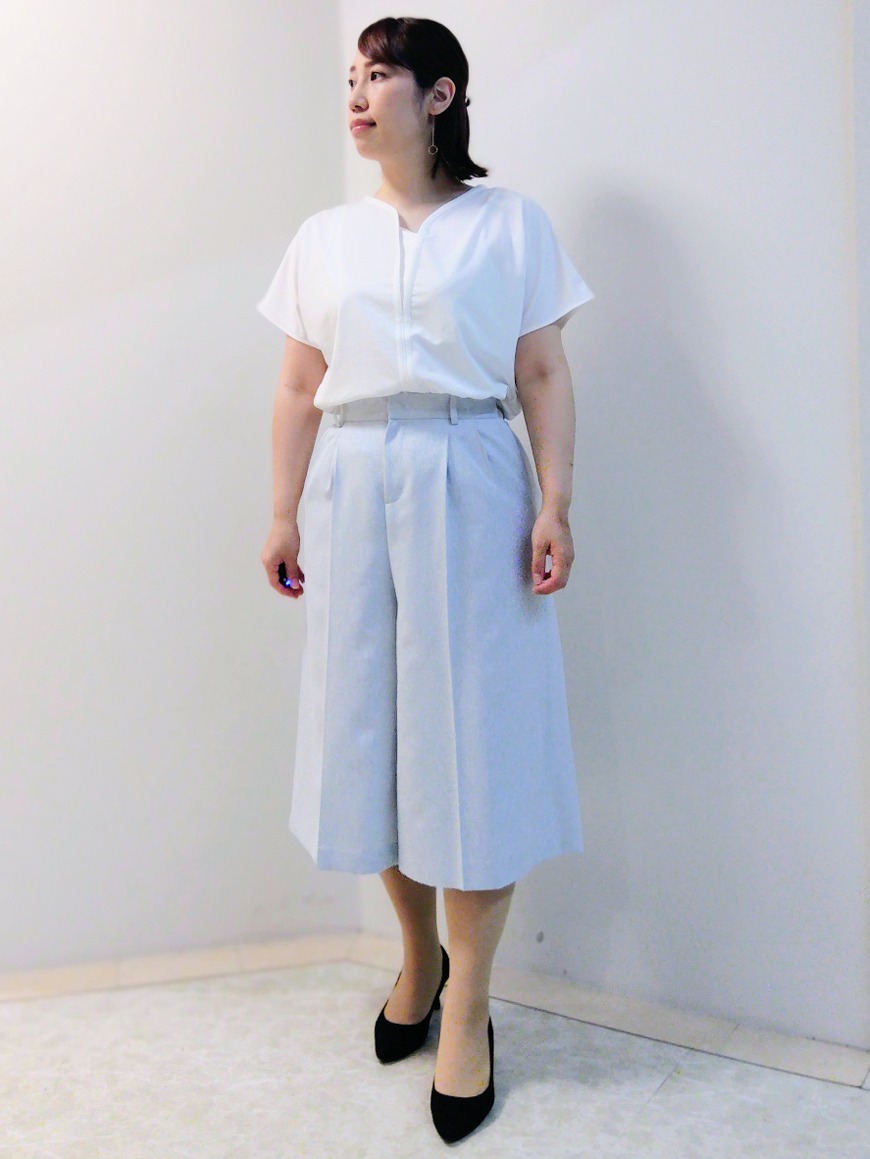 エリさんの「Reflect｜【SS-4Lサイズ／接触冷感／シワになりにくい】リラクシーテーラードジャケット」を使ったコーディネート