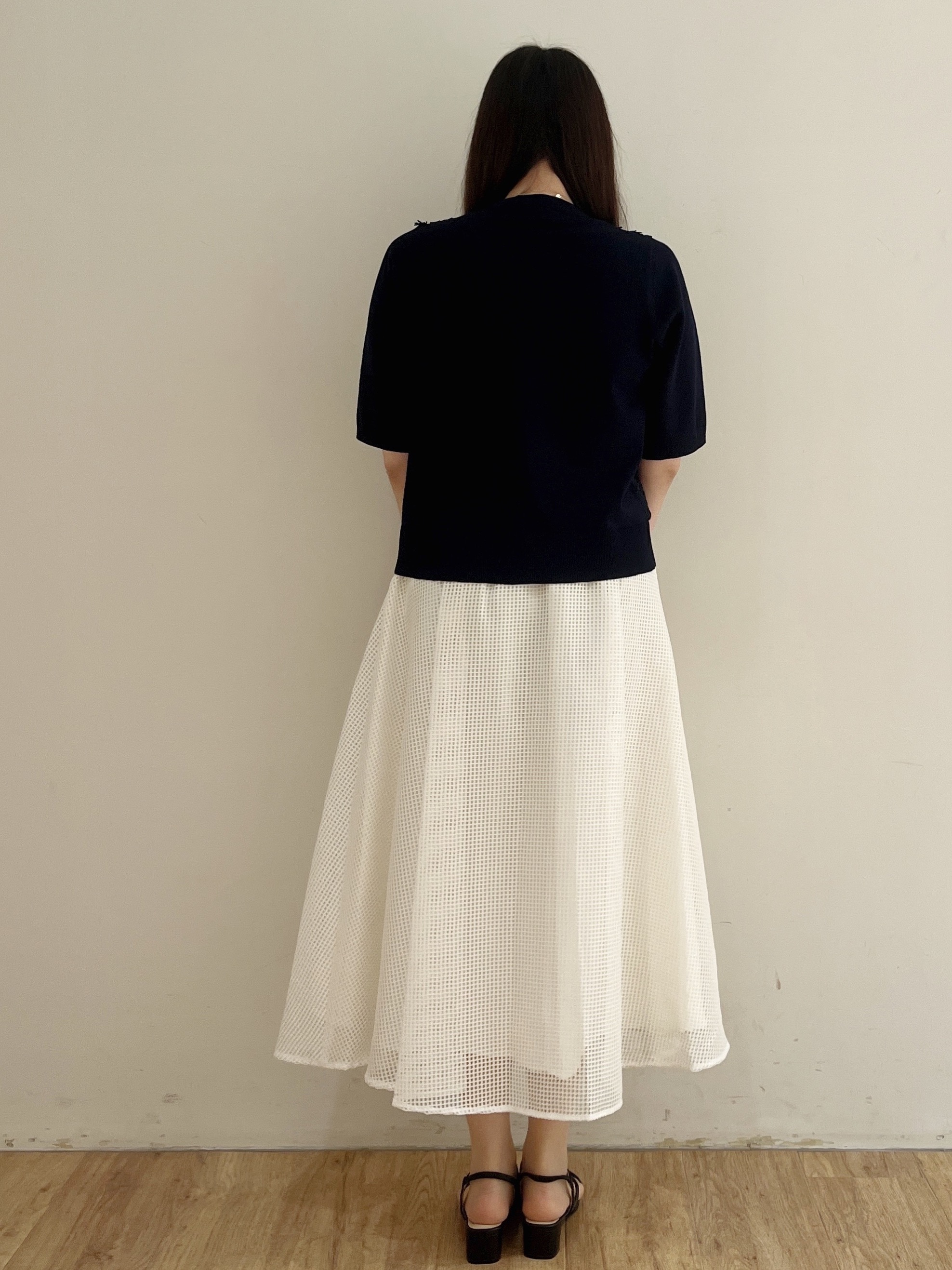 yukikaさんの「OPAQUE.CLIP｜【UV／接触冷感／吸水速乾／】タックスリーブスキッパーブラウス《洗濯機OK》」を使ったコーディネート