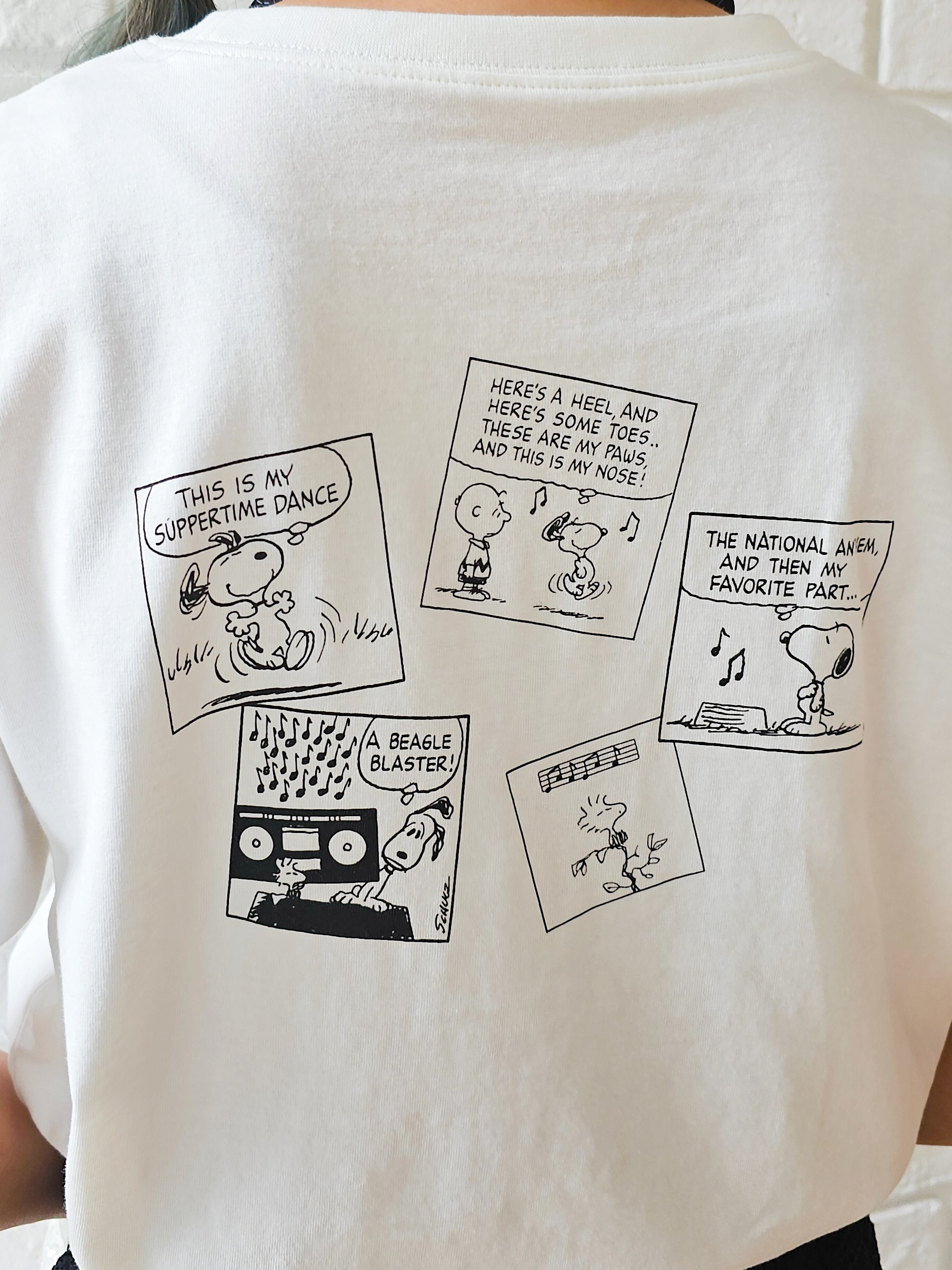 ゆゆさんの「SHOO･LA･RUE｜【PEANUTS】ひんやりプリントTシャツ」を使ったコーディネート