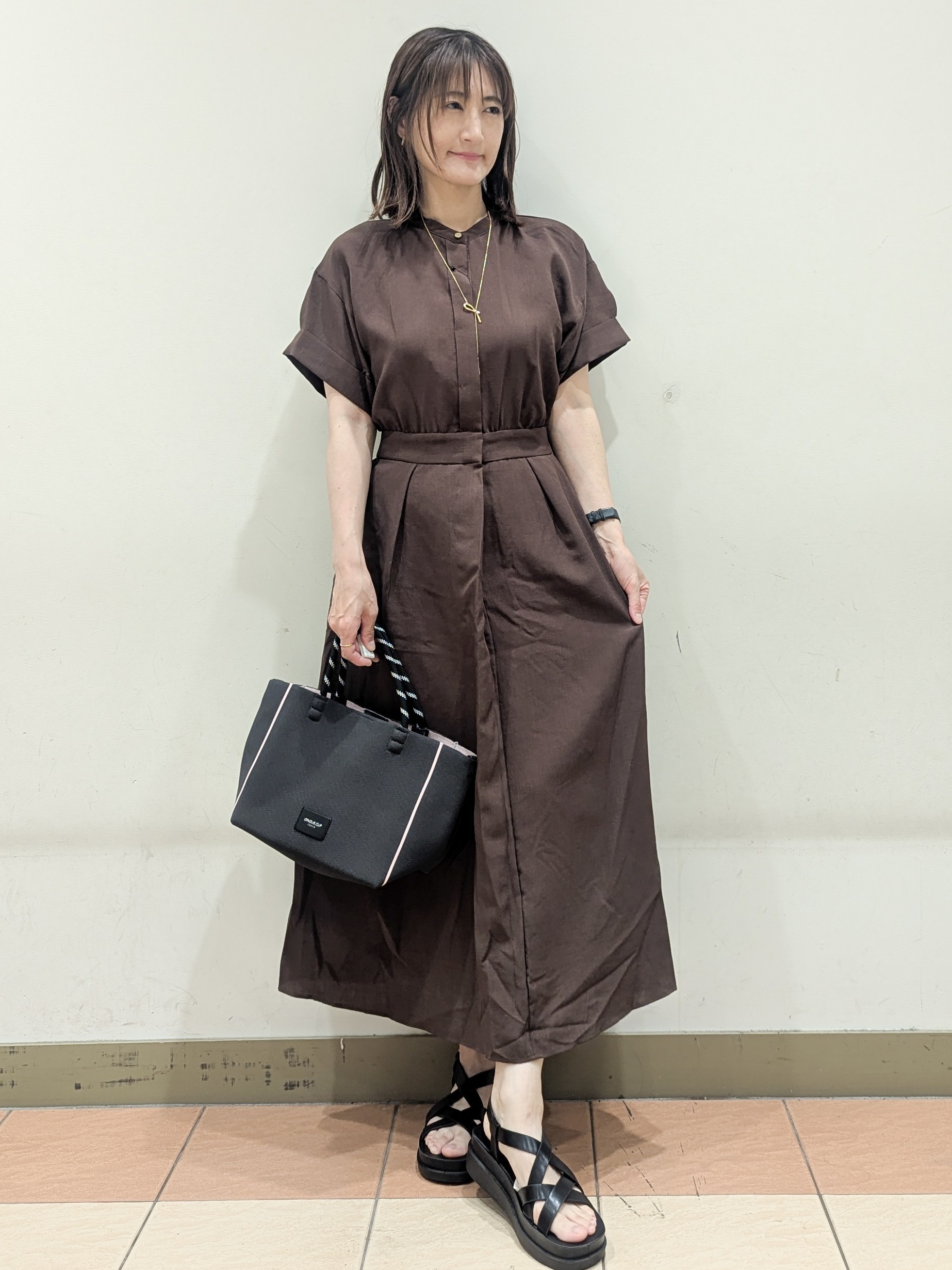 Miさんの「OPAQUE.CLIP｜【接触冷感】ニットカーディガン《洗濯機OK／抗ピリング》」を使ったコーディネート