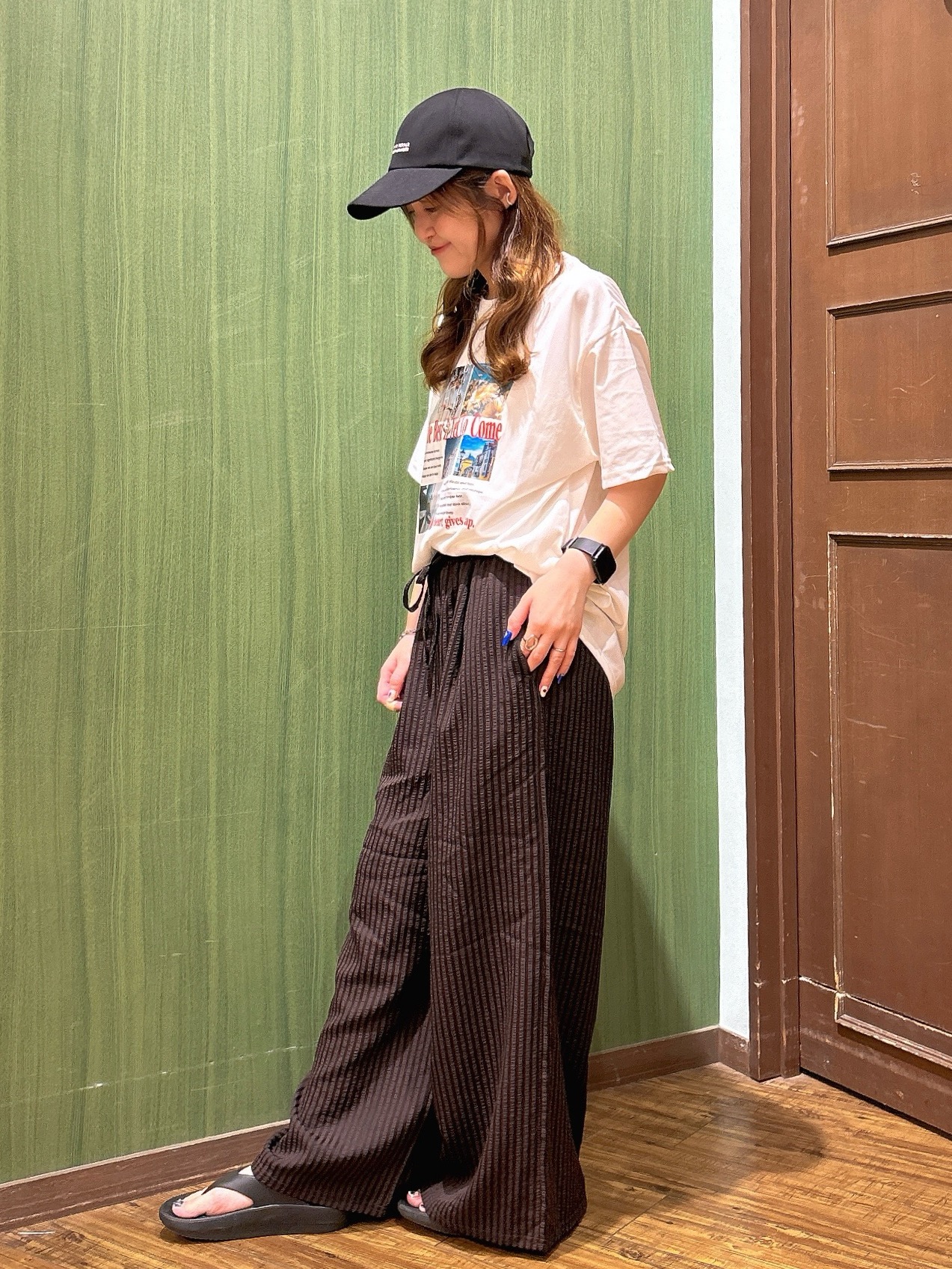 かおりさんの「SHOO･LA･RUE｜【SHOO ICE】ひんやり アソートTシャツ」を使ったコーディネート
