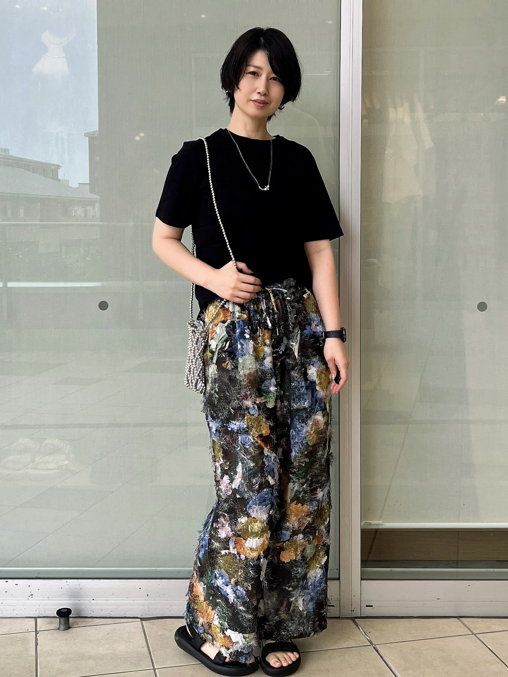 yo-koさんの「OPAQUE.CLIP｜ベーシックTシャツ／オーガニックコットン混【洗濯機OK】」を使ったコーディネート
