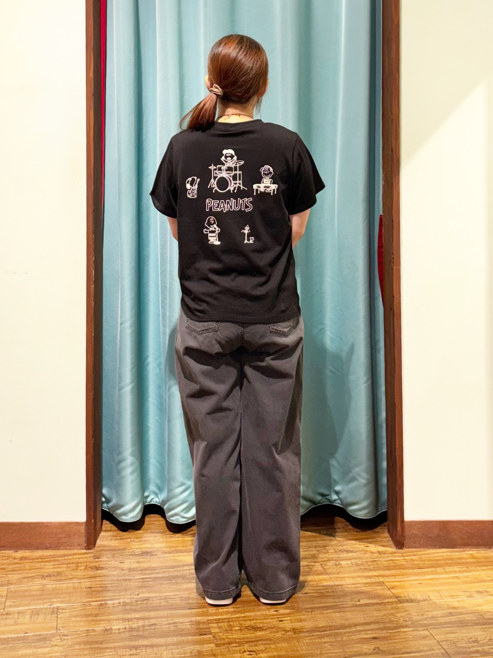 tukiさんの「SHOO･LA･RUE｜【PEANUTS】ひんやりプリントTシャツ」を使ったコーディネート