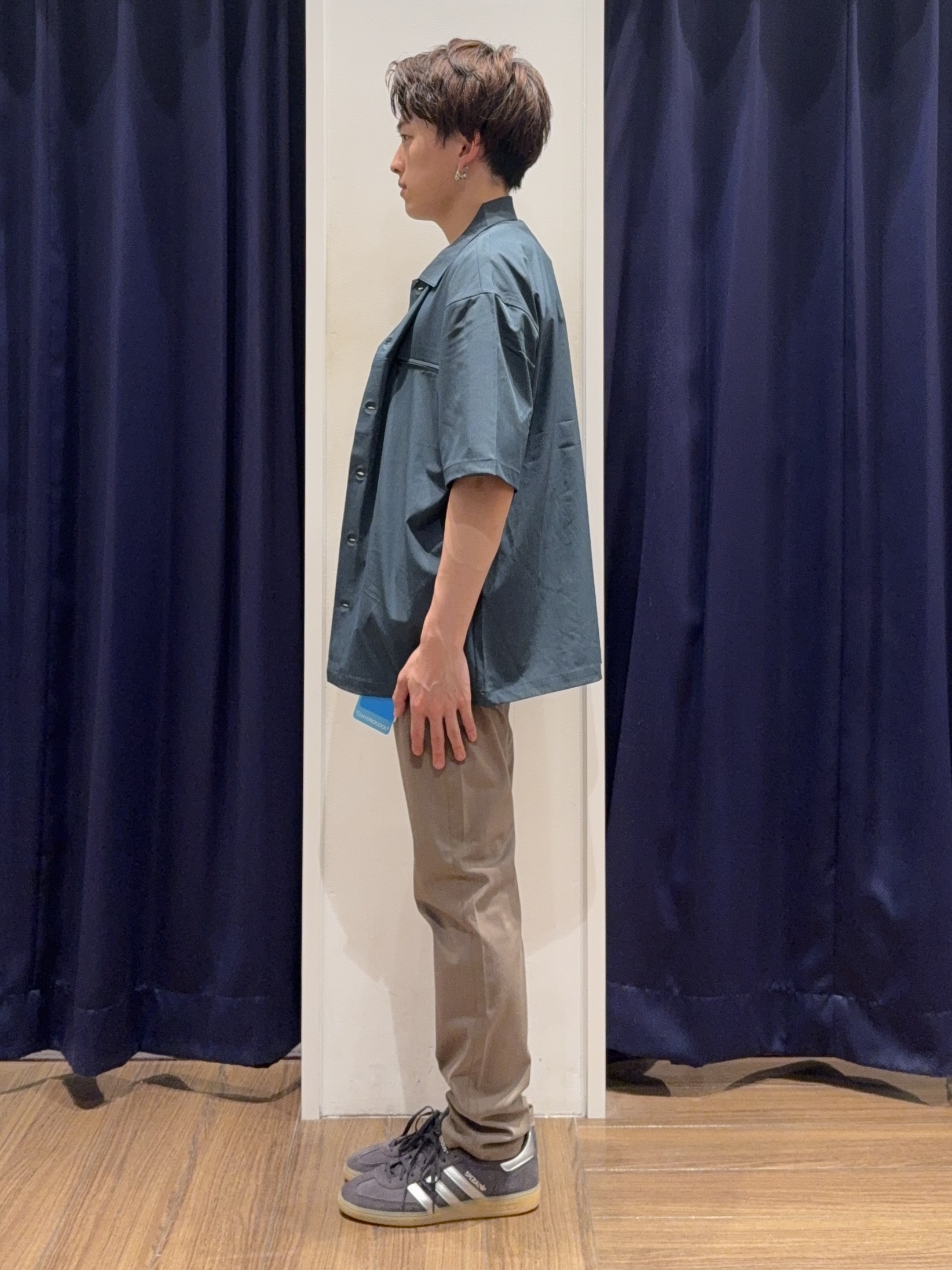 カシマさんの「THE SHOP TK｜【吸水速乾／接触冷感／防シワ／マシンウォッシャブル】ハイドロクール 半袖シャツ」を使ったコーディネート