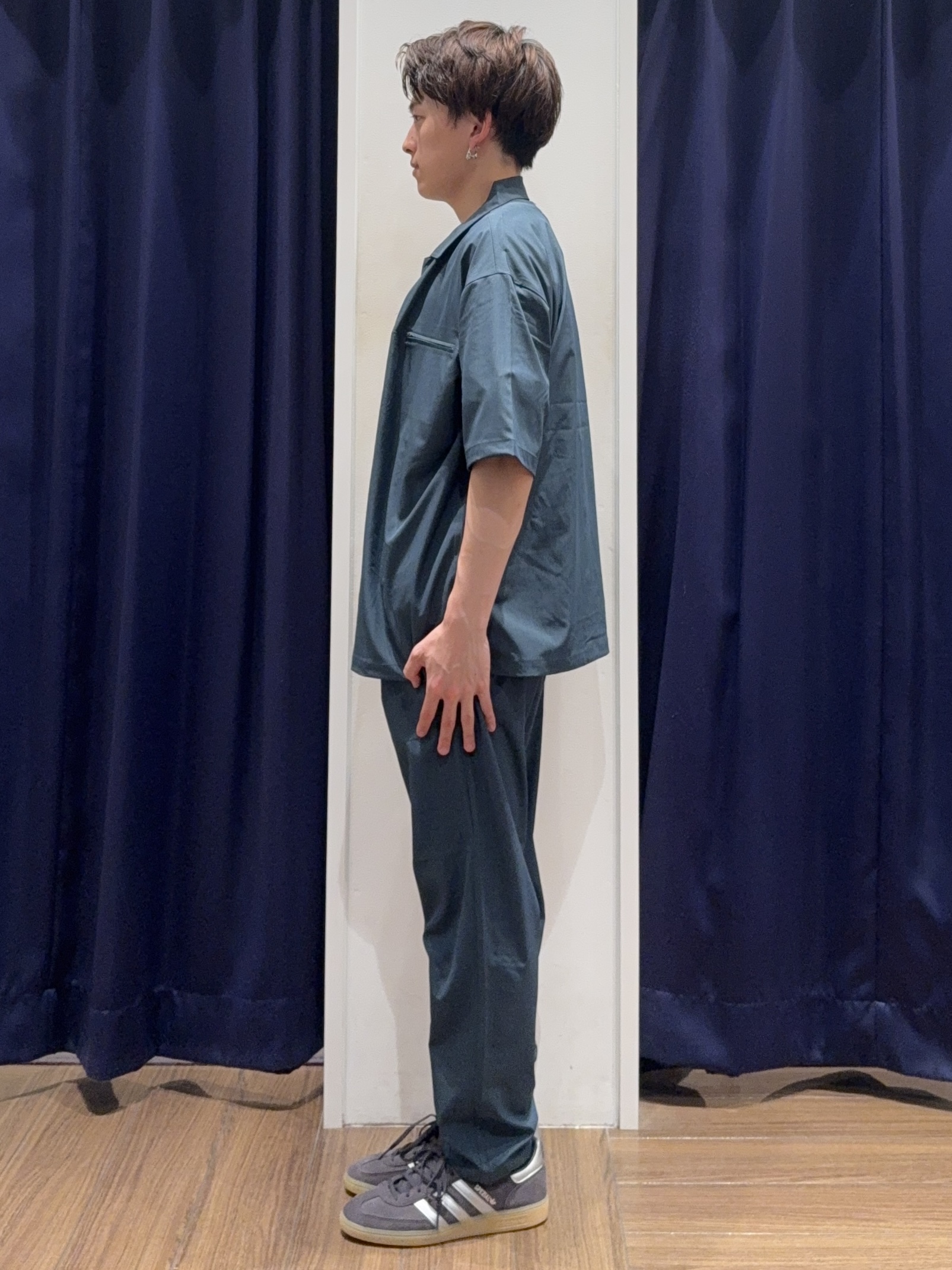 カシマさんの「THE SHOP TK｜【吸水速乾／接触冷感／防シワ／マシンウォッシャブル】ハイドロクール 半袖シャツ」を使ったコーディネート