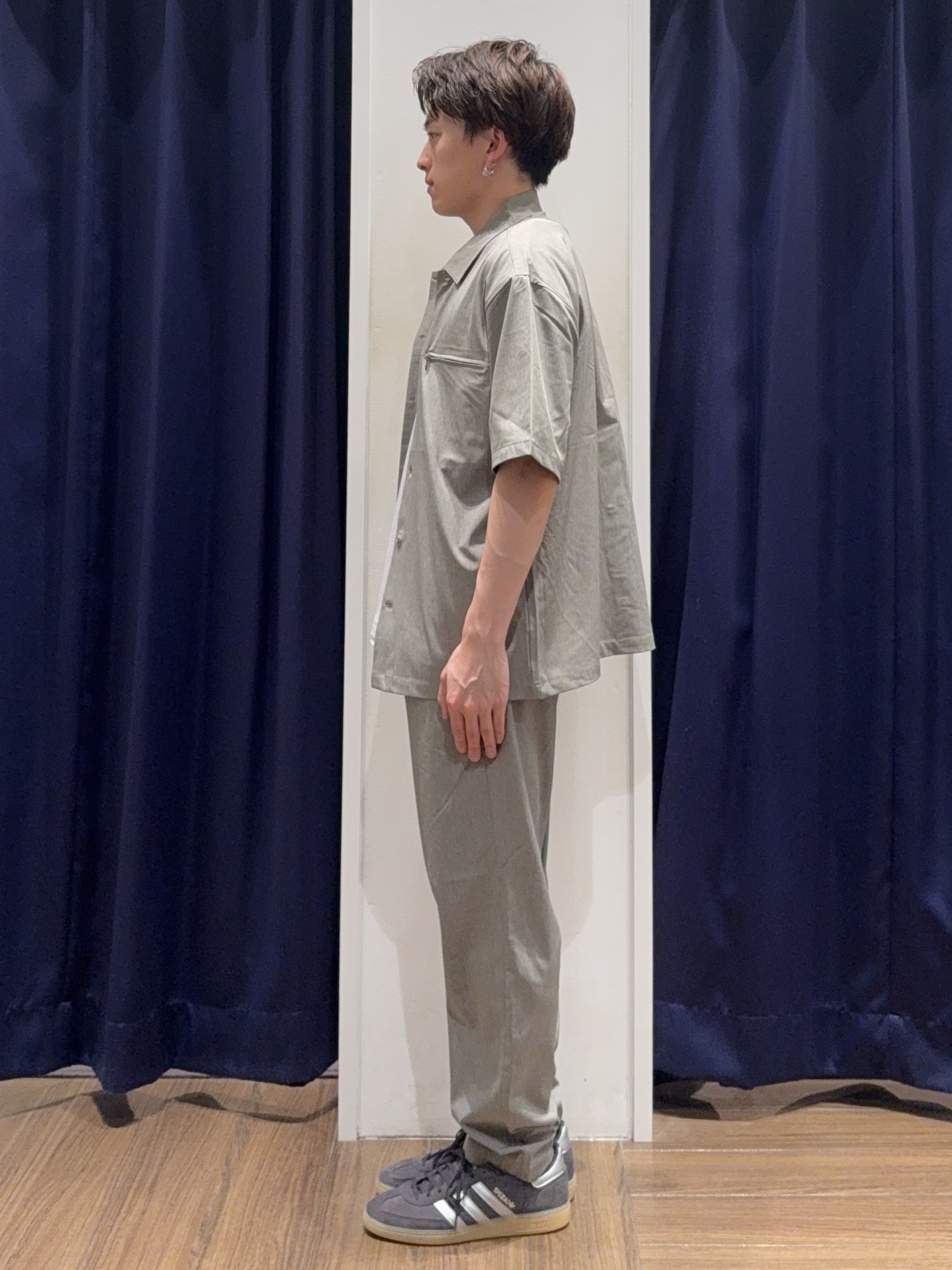 カシマさんの「THE SHOP TK｜【吸水速乾／接触冷感／防シワ／マシンウォッシャブル】ハイドロクール 半袖シャツ」を使ったコーディネート
