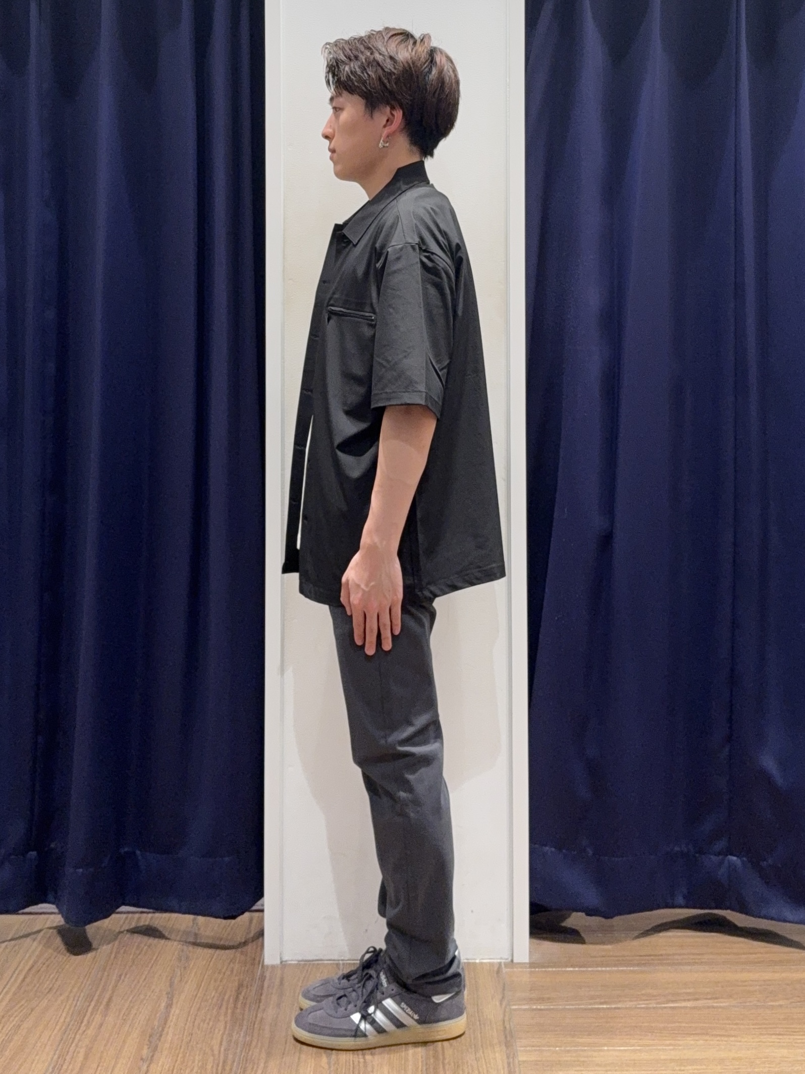 カシマさんの「THE SHOP TK｜【吸水速乾／接触冷感／防シワ／マシンウォッシャブル】ハイドロクール 半袖シャツ」を使ったコーディネート