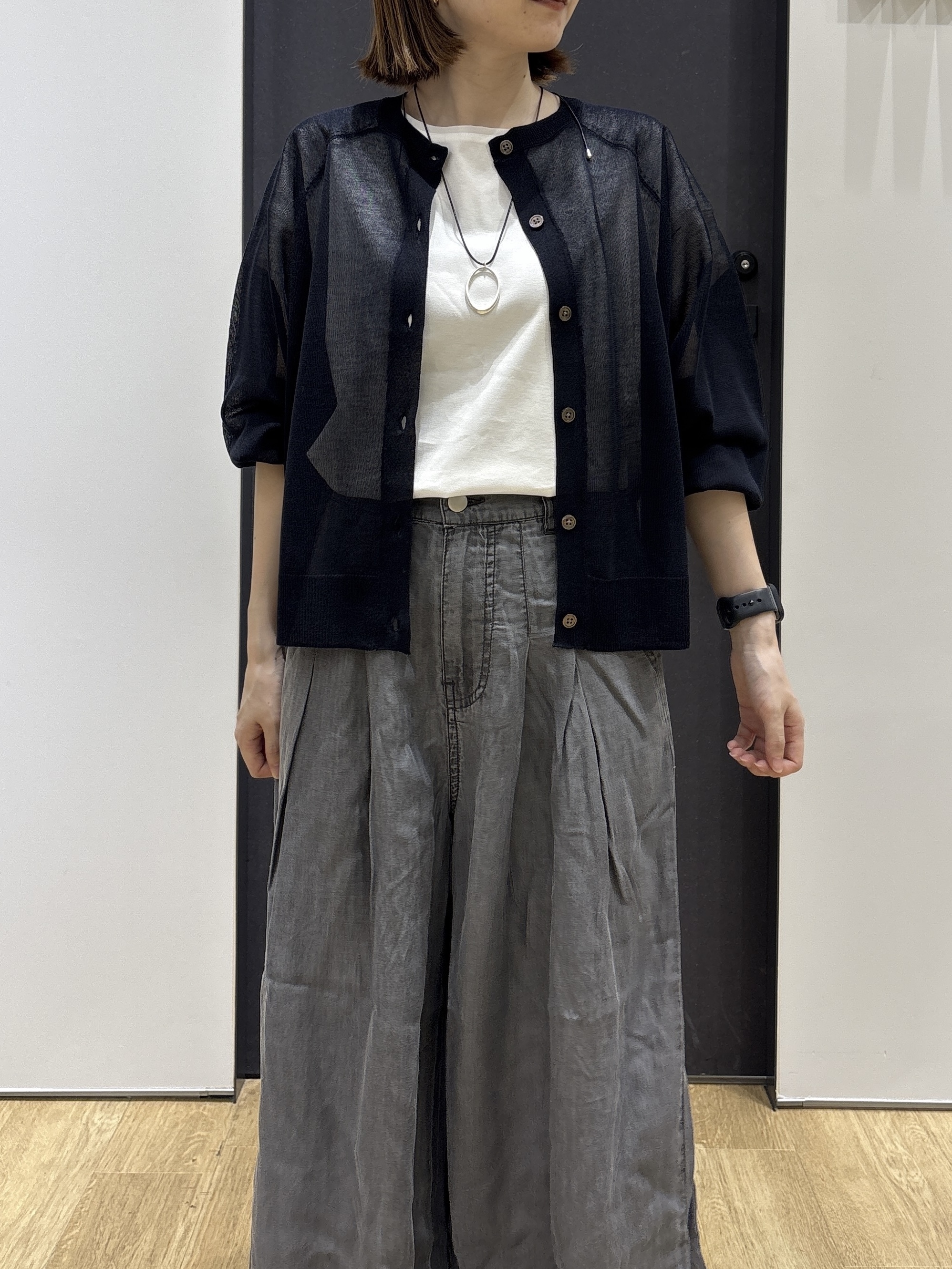 risaさんの「Dessin｜お守りカーディガン -ウォッシャブル-」を使ったコーディネート