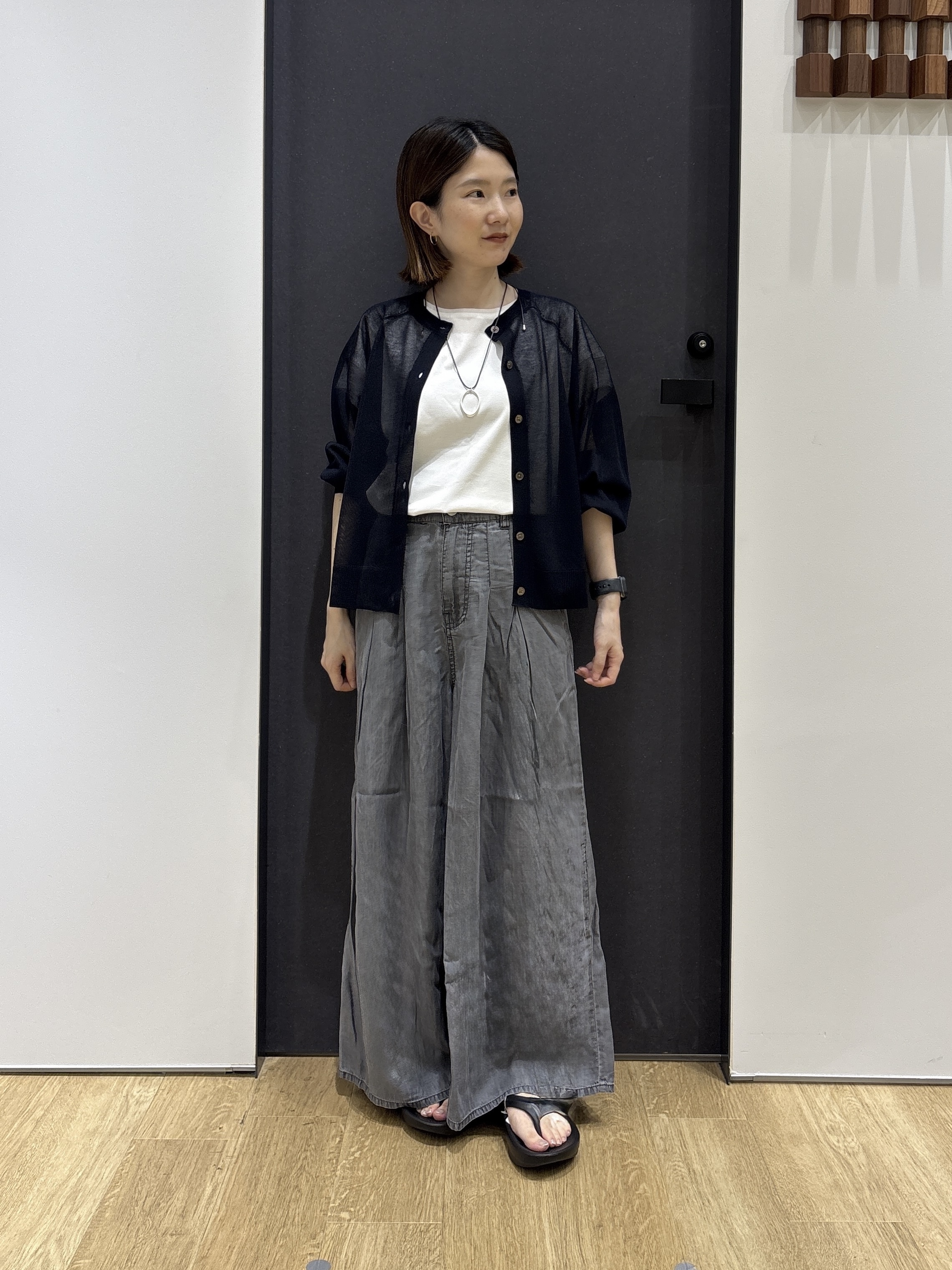 risaさんの「Dessin｜お守りカーディガン -ウォッシャブル-」を使ったコーディネート