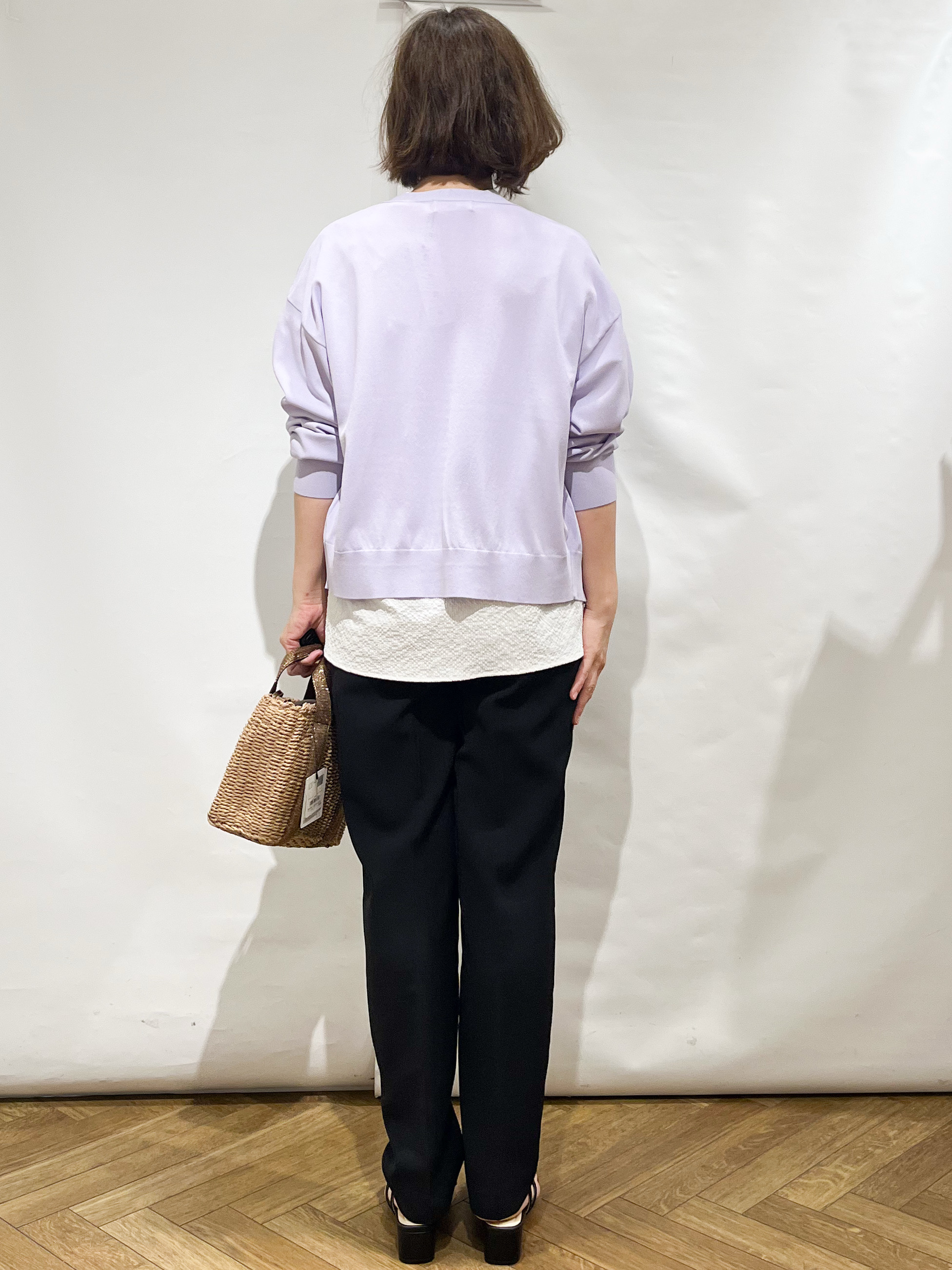 fumiさんの「index｜【UV／接触冷感】Vネックリラクシーニットカーディガン《洗濯機OK／抗ピル》」を使ったコーディネート