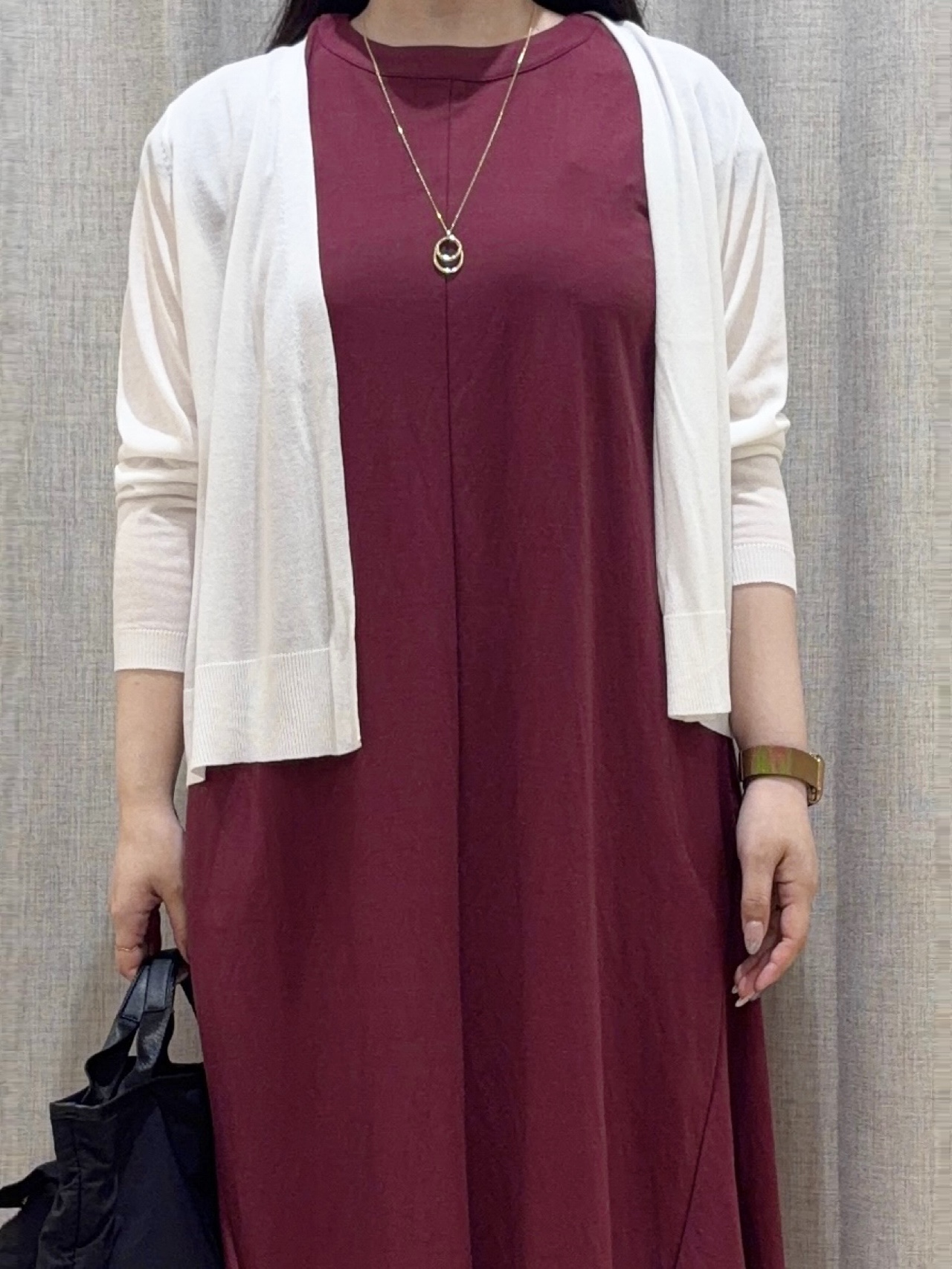 minamiさんの「grove｜高評価！【接触冷感／UVカットetc】ベーシックショートカーディガン」を使ったコーディネート