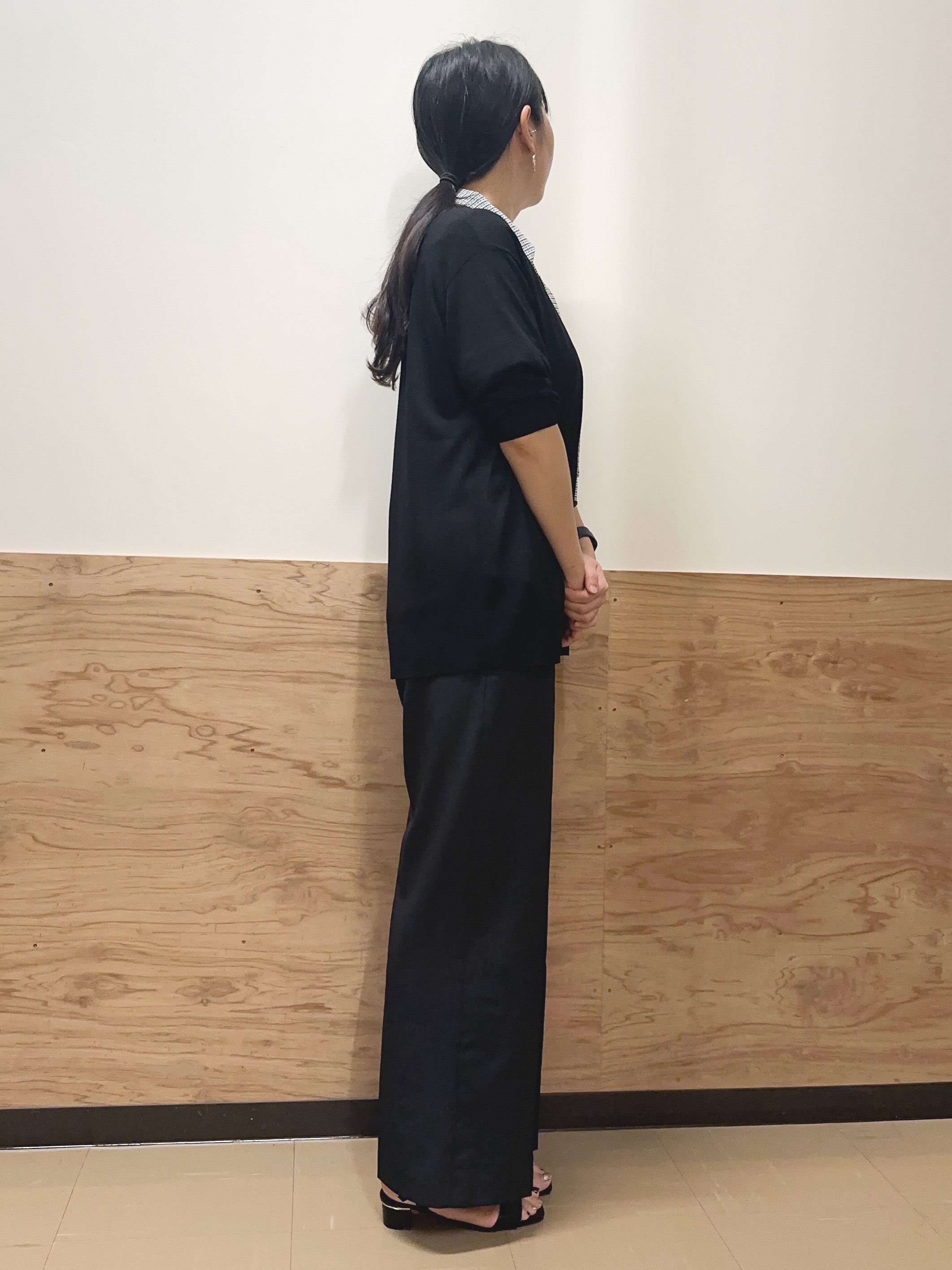 すーさんの「grove｜【接触冷感／UVカットetc】ベーシックロングカーディガン」を使ったコーディネート