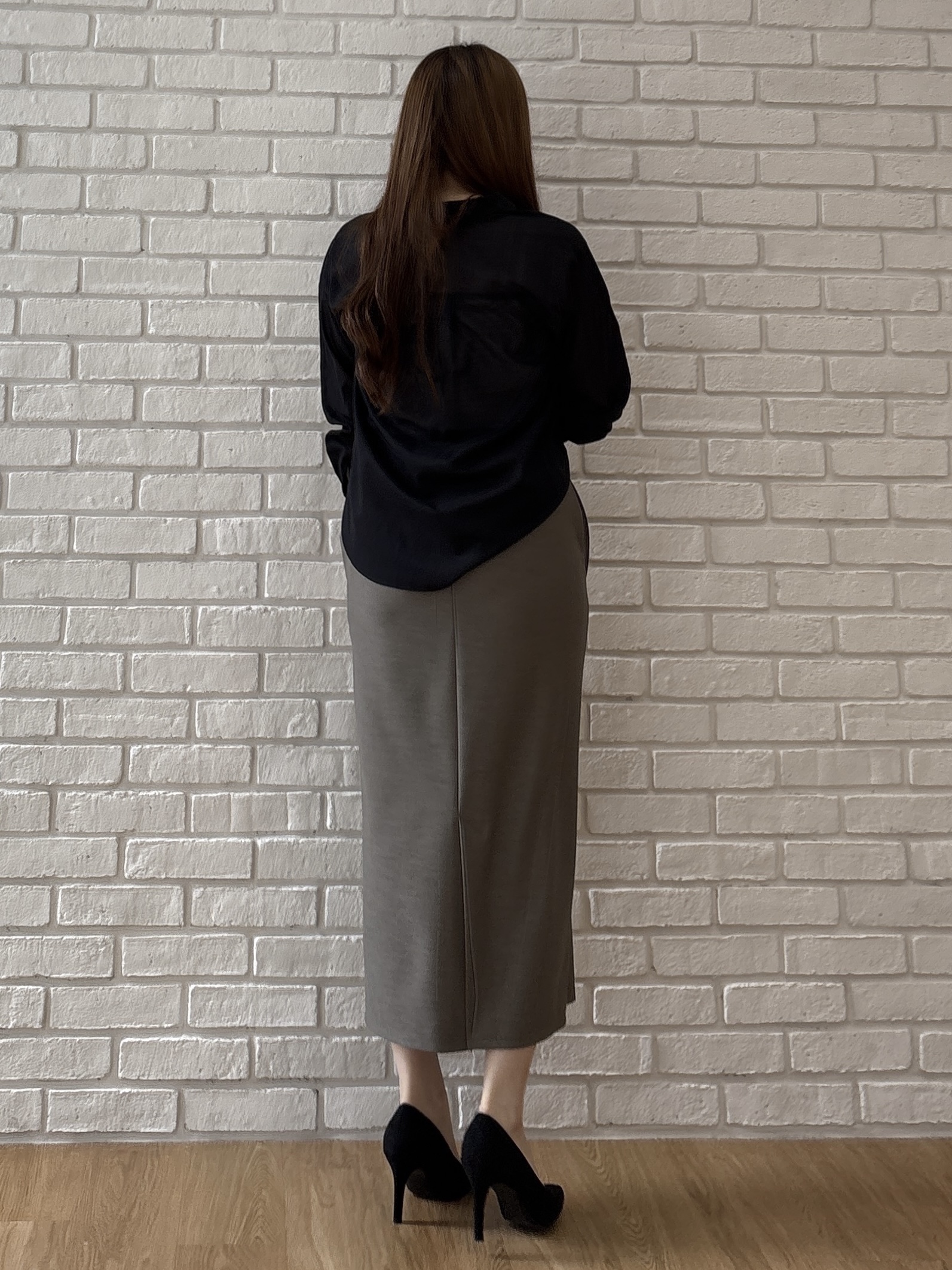 sayaさんの「COUP DE CHANCE｜【手洗い可／ソフトな風合い】シアーローンシャツ」を使ったコーディネート