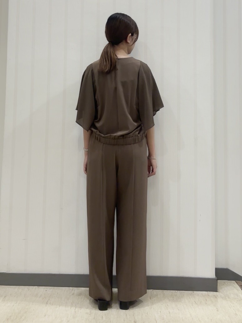 ちひさんの「INDIVI｜【着る日傘】イージーワイドパンツ」を使ったコーディネート