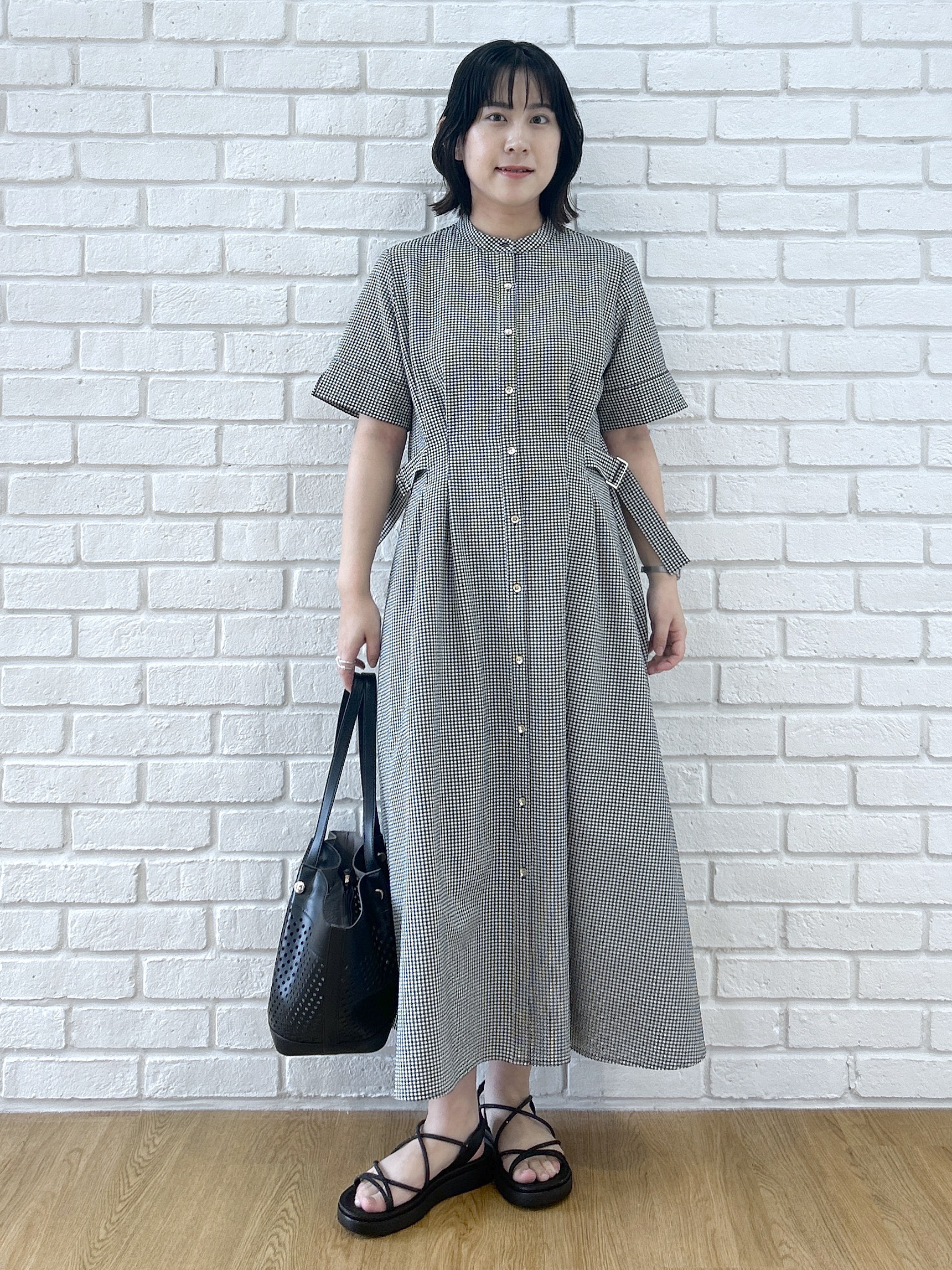 Hirokaさんの「grove｜パンチングポーチ付きトート」を使ったコーディネート