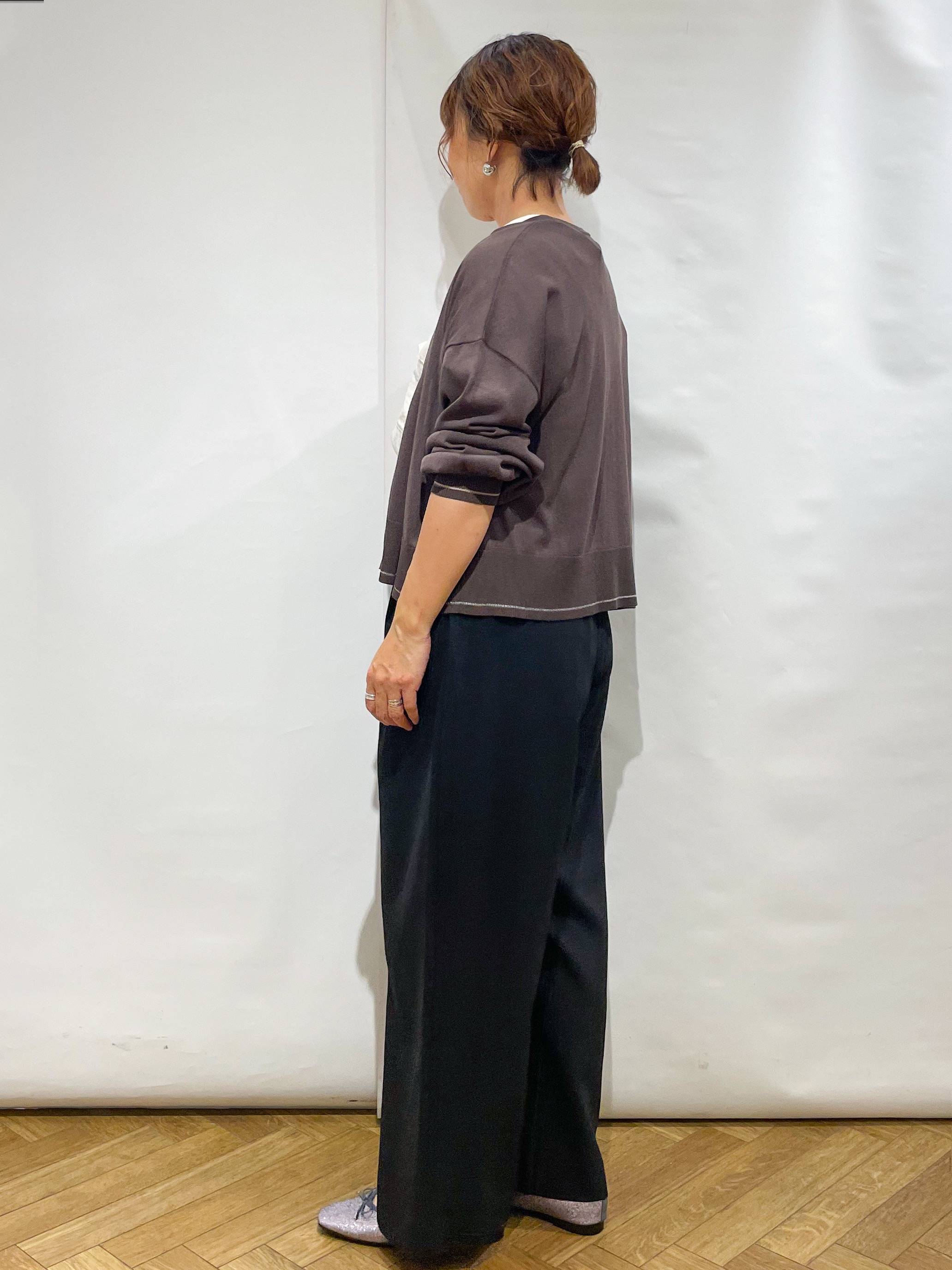 なかさんの「index｜【接触冷感】ダブルポケットスキッパーブラウス《吸水速乾／防シワ／洗濯機OK／S～3L／7col》」を使ったコーディネート