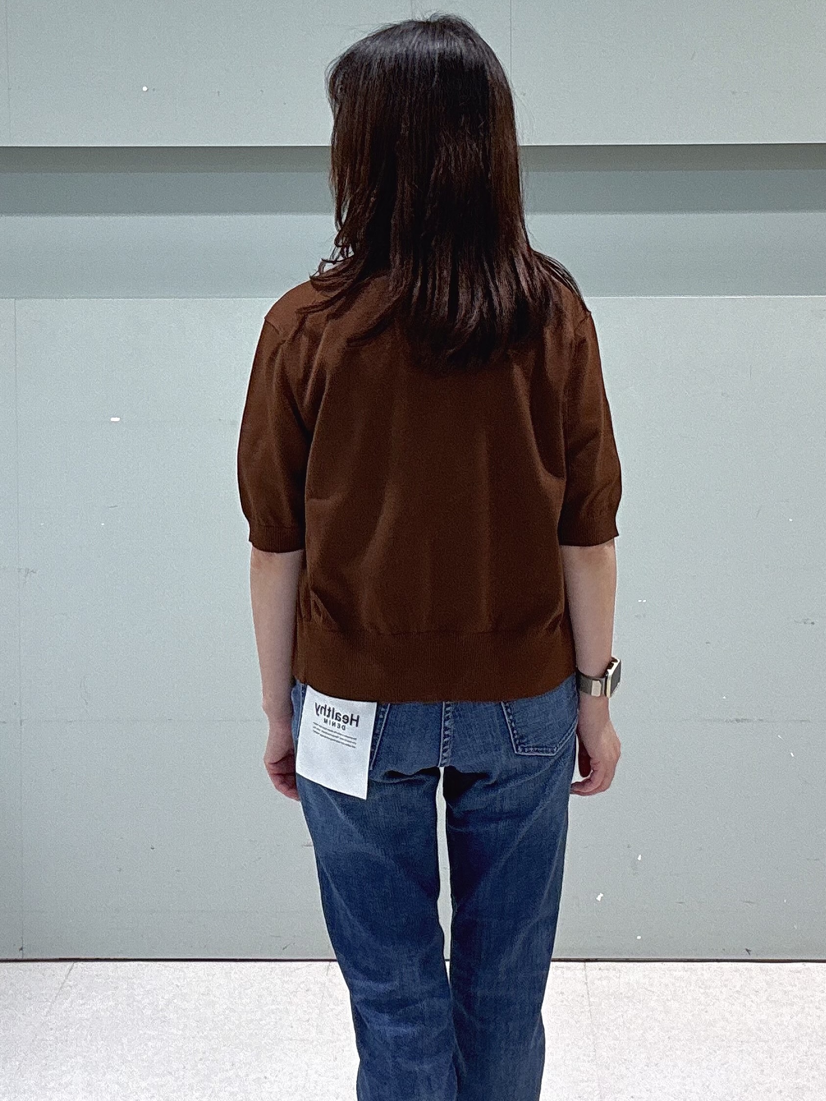 makiさんの「UNTITLED｜ドライタッチ5分袖カーディガン」を使ったコーディネート
