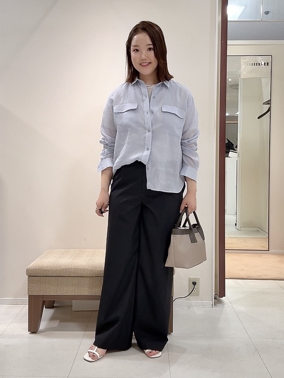 YUIさんの「UNTITLED｜【古畑星夏さん着用/接触冷感】ドライタッチシャツ」を使ったコーディネート