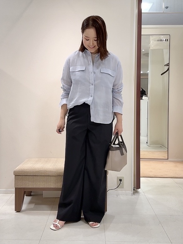 YUIさんの「UNTITLED｜【古畑星夏さん着用/接触冷感】ドライタッチシャツ」を使ったコーディネート