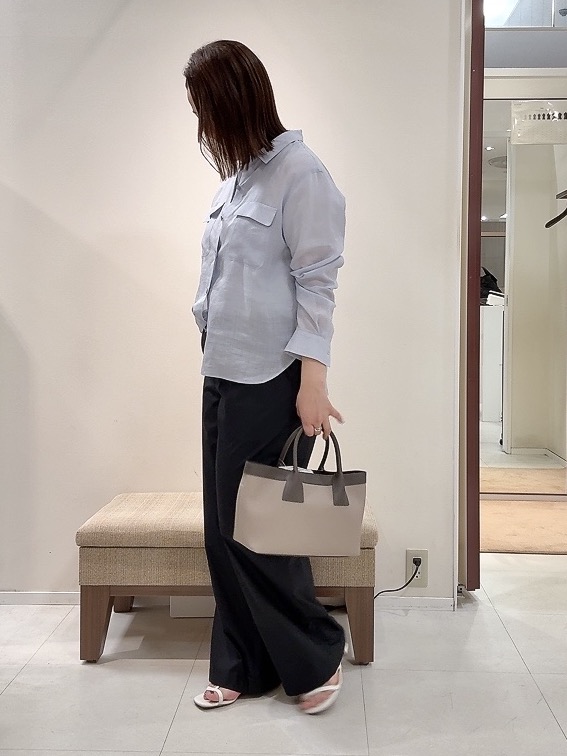 YUIさんの「UNTITLED｜【古畑星夏さん着用/接触冷感】ドライタッチシャツ」を使ったコーディネート