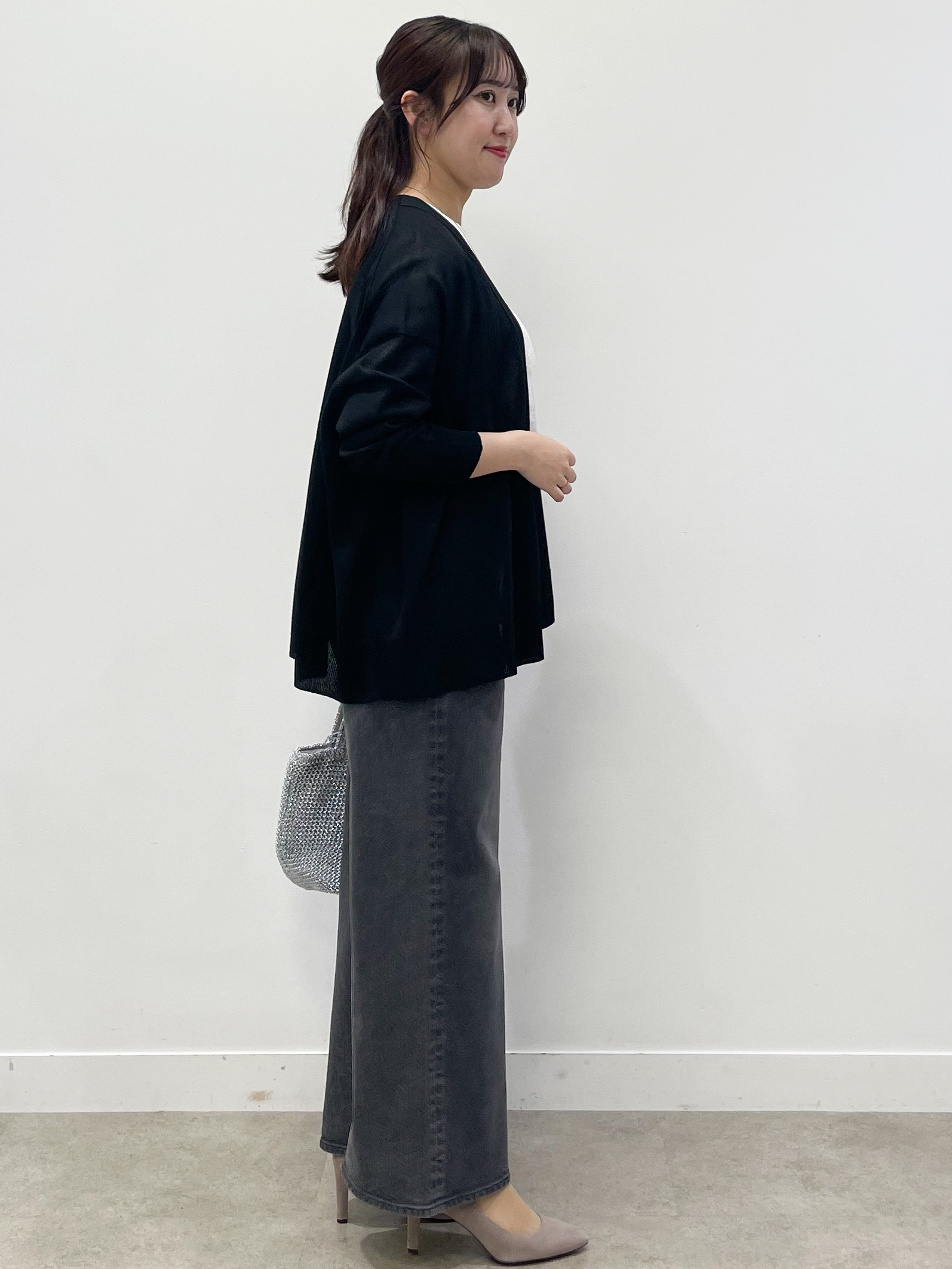 yukariさんの「Reflect｜【冷房対策に◎】すっきり見え着流しカーディガン」を使ったコーディネート