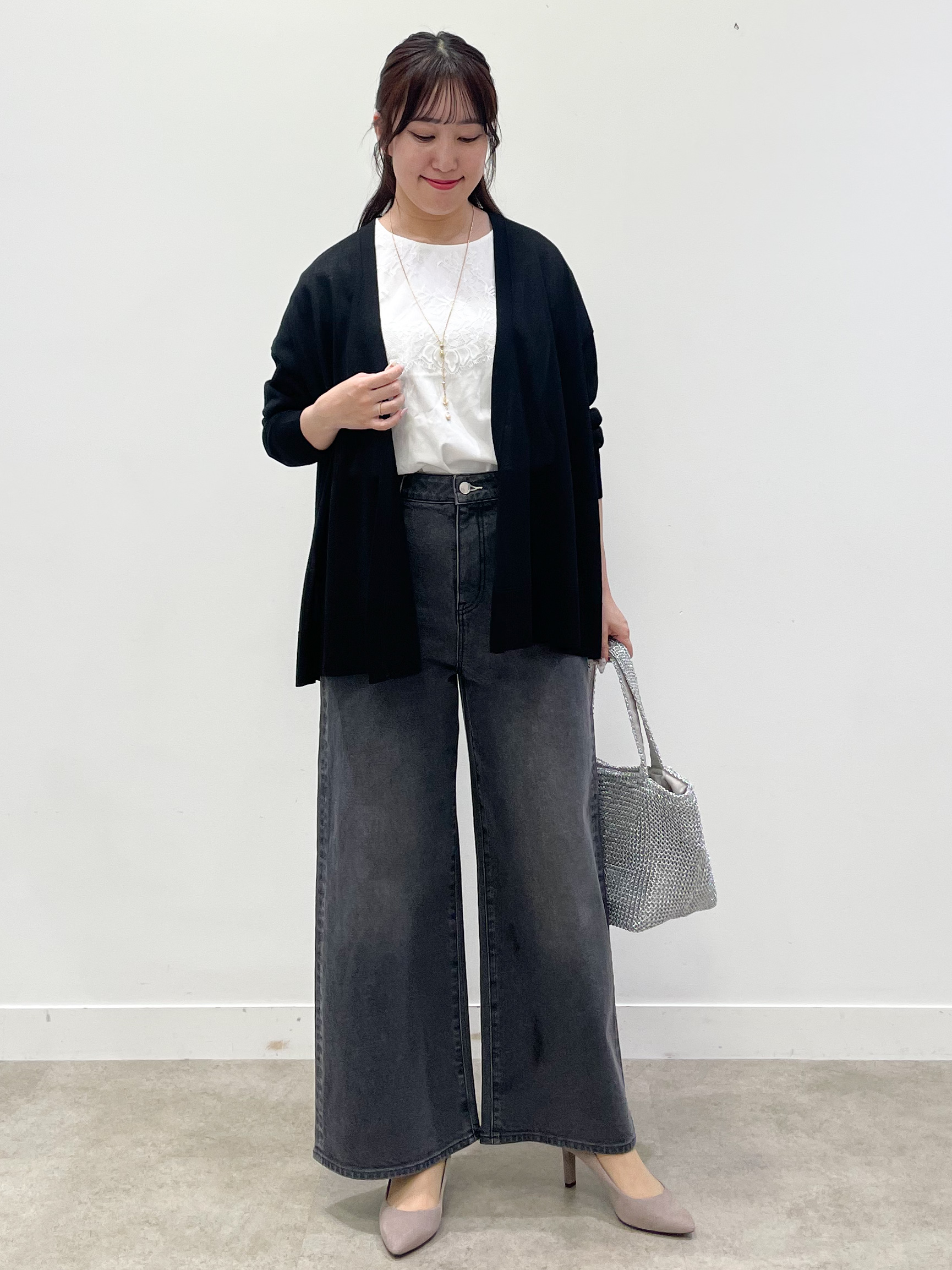 yukariさんの「Reflect｜【冷房対策に◎】すっきり見え着流しカーディガン」を使ったコーディネート