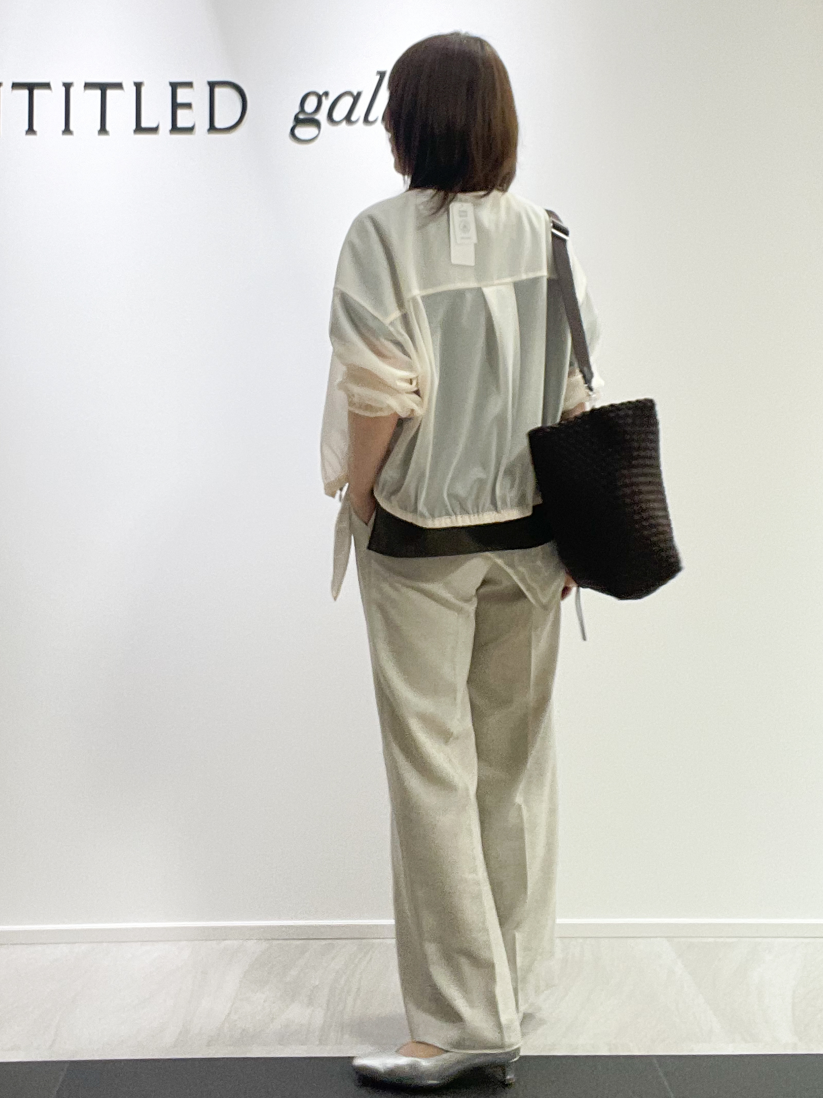 めいさんの「UNTITLED｜トリコットシアーブラウス」を使ったコーディネート