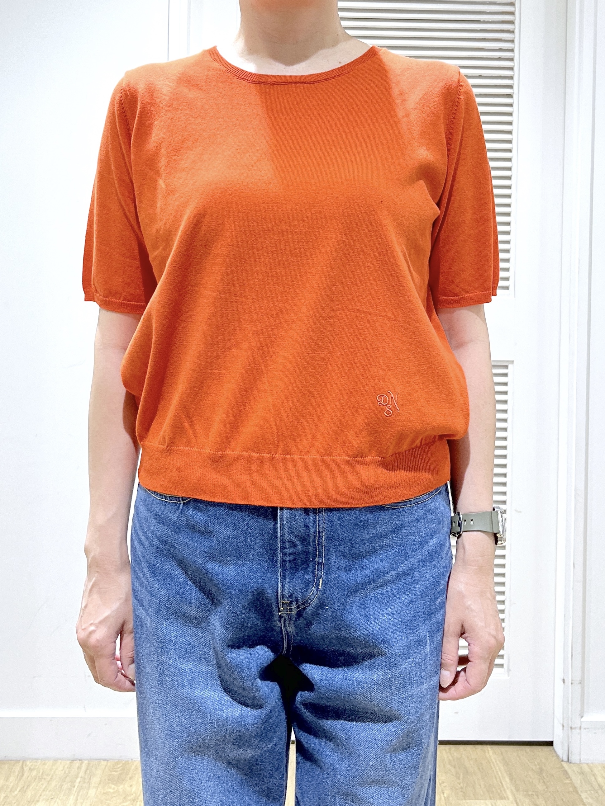 Miyazakiさんの「Dessin｜【9色展開/接触冷感/UVカット】ドライタッチサマーニットT」を使ったコーディネート