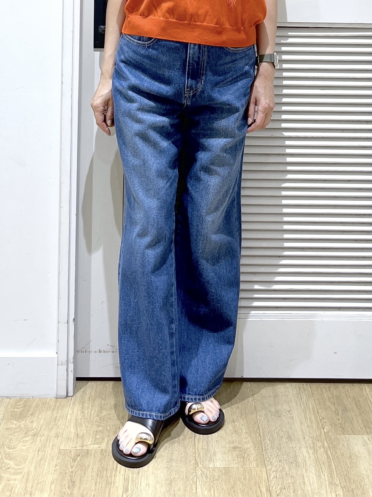 Miyazakiさんの「Dessin｜【9色展開/接触冷感/UVカット】ドライタッチサマーニットT」を使ったコーディネート
