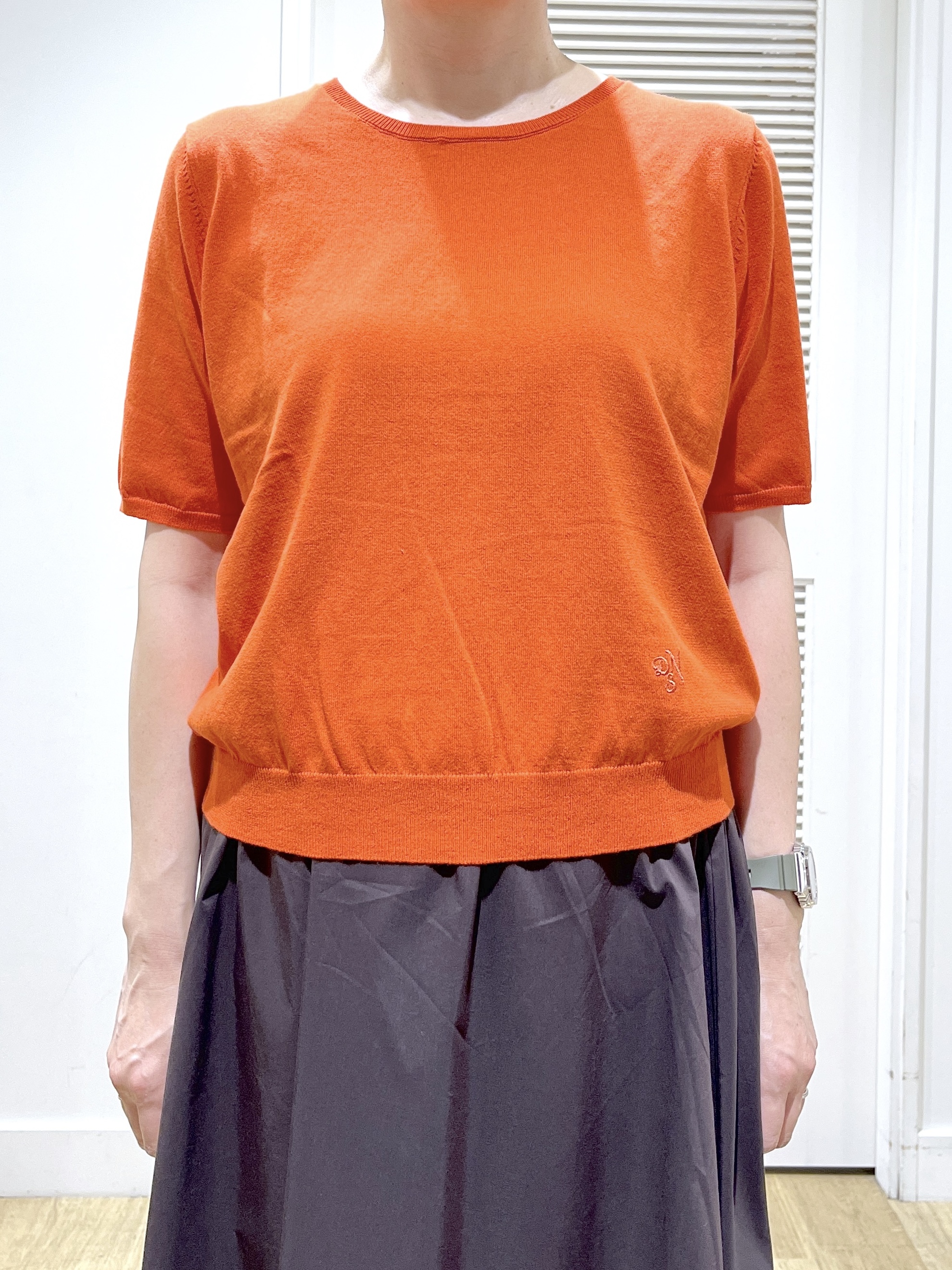Miyazakiさんの「Dessin｜【9色展開/接触冷感/UVカット】ドライタッチサマーニットT」を使ったコーディネート