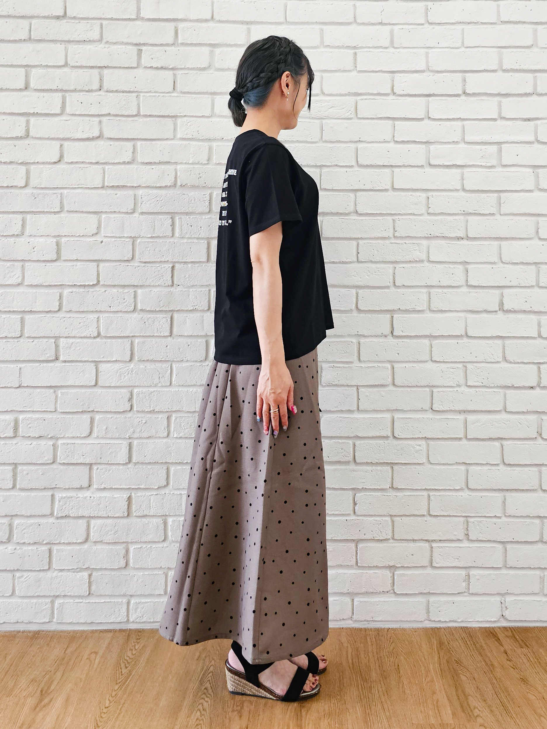 ゆゆさんの「SHOO･LA･RUE｜【PEANUTS】ひんやりプリントTシャツ」を使ったコーディネート